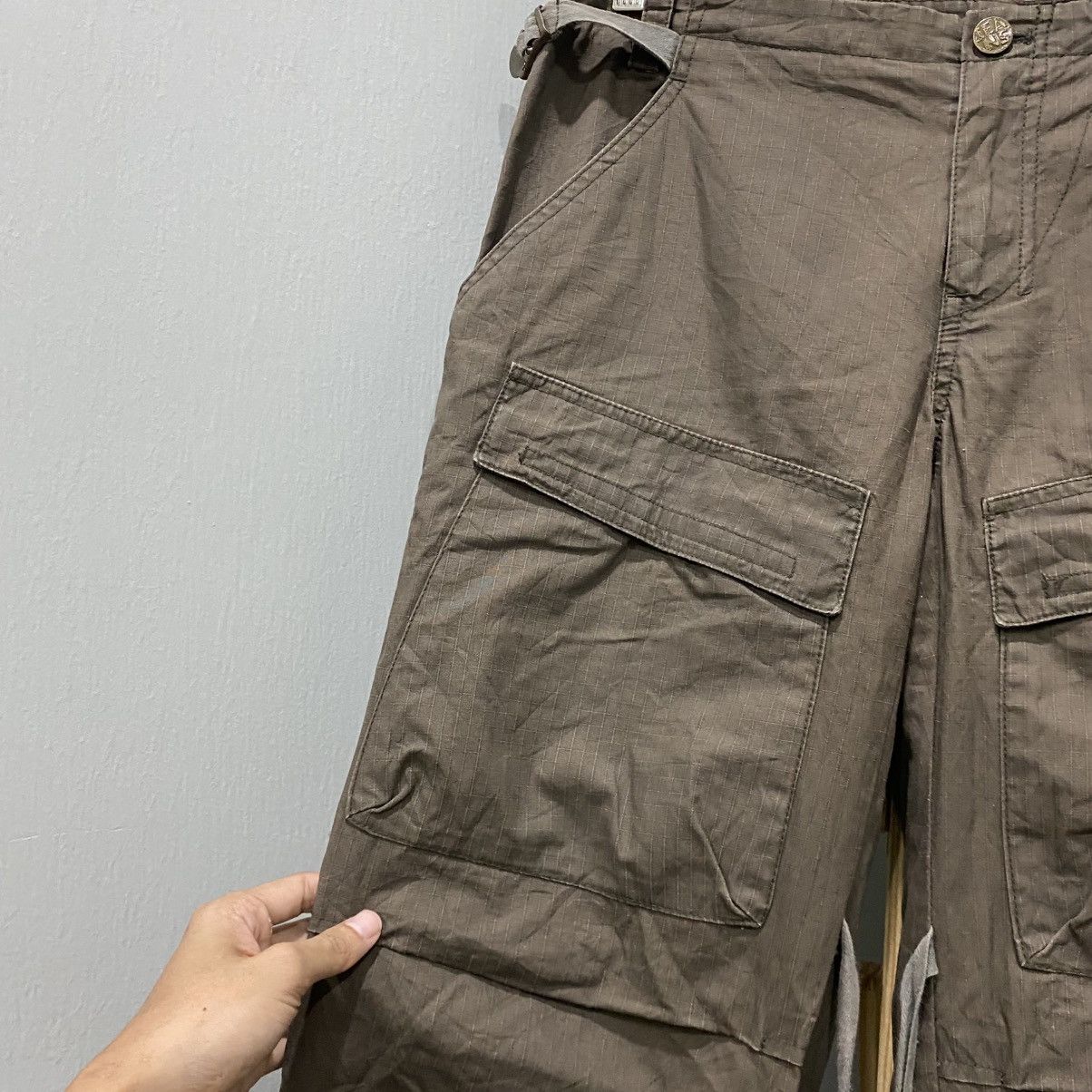 Codes Combine Codes Combine Korea Multi-Pocket Tactical Cargo Pants Brown Size US 30 / EU 46 - 9 Thumbnail