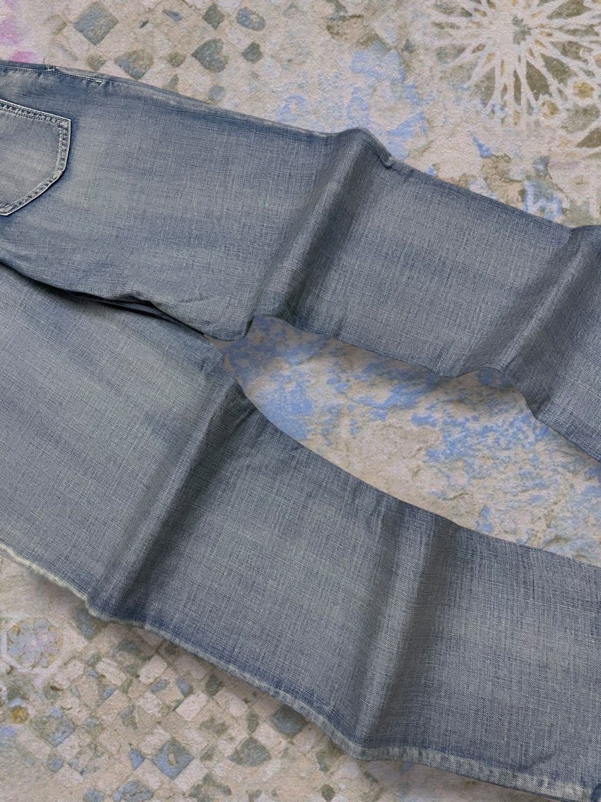 Ne-Net Vintage Authentic Designer Issey Miyake Ne-Net Blue Denim Size US 27 - 13 Thumbnail