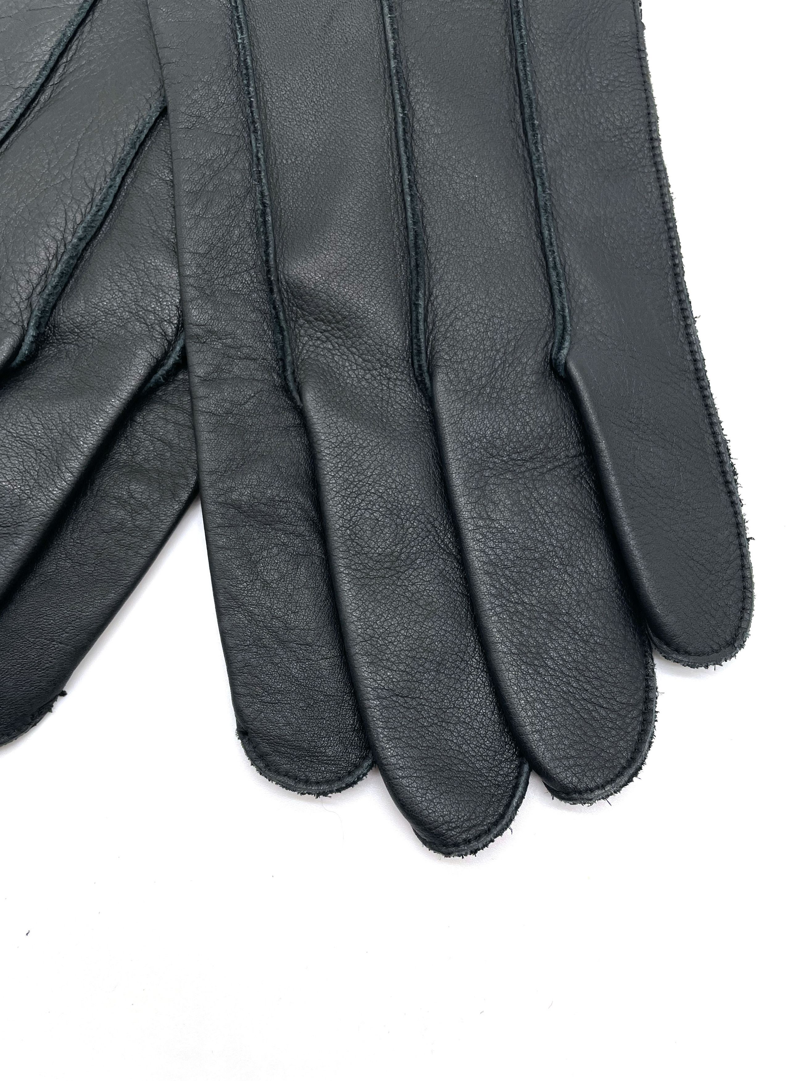 Yohji Yamamoto Leather Gloves Size ONE SIZE - 3 Thumbnail