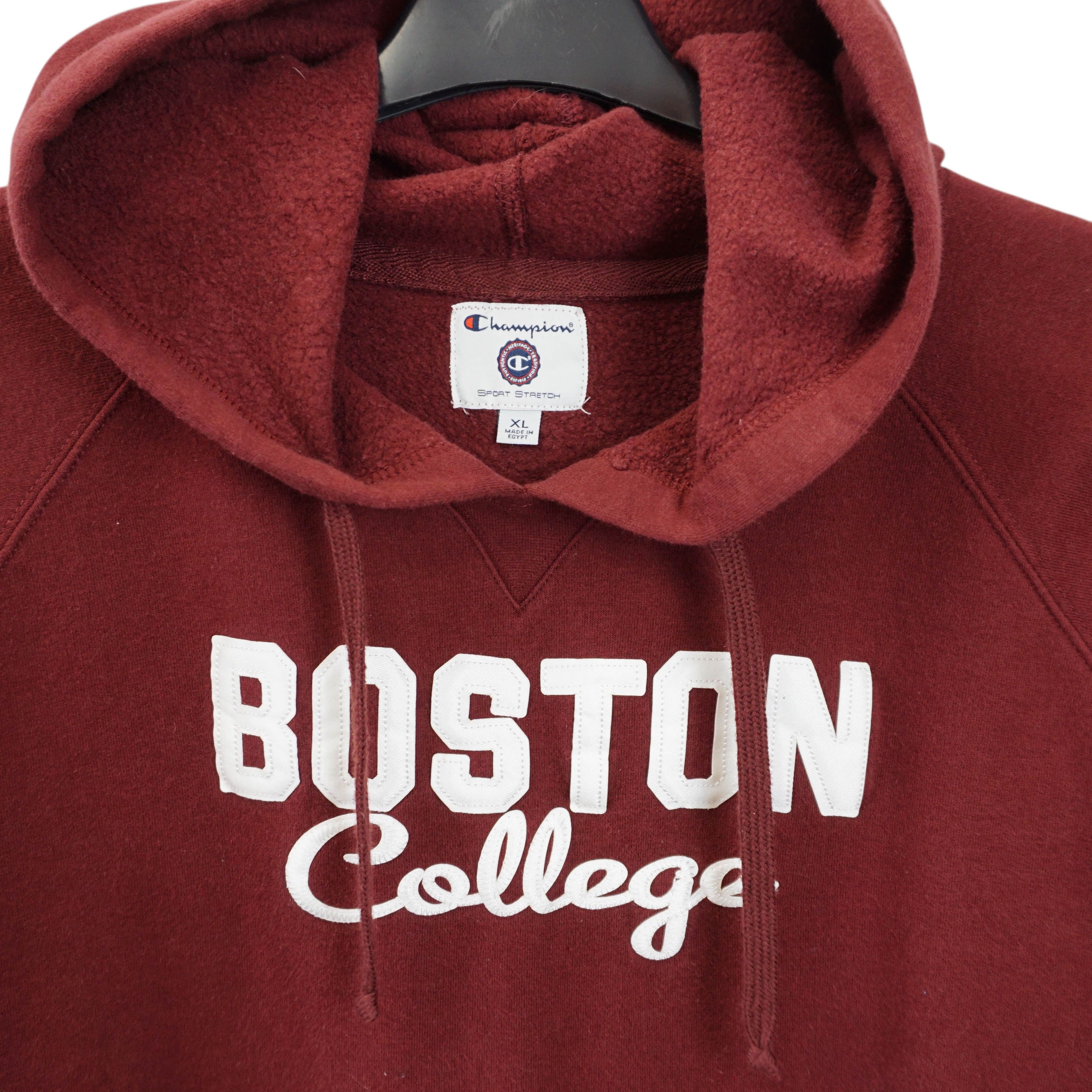 Champion Boston College Embroidery Archive Hoodie Size XL / US 12-14 / IT 48-50 - 2 Thumbnail