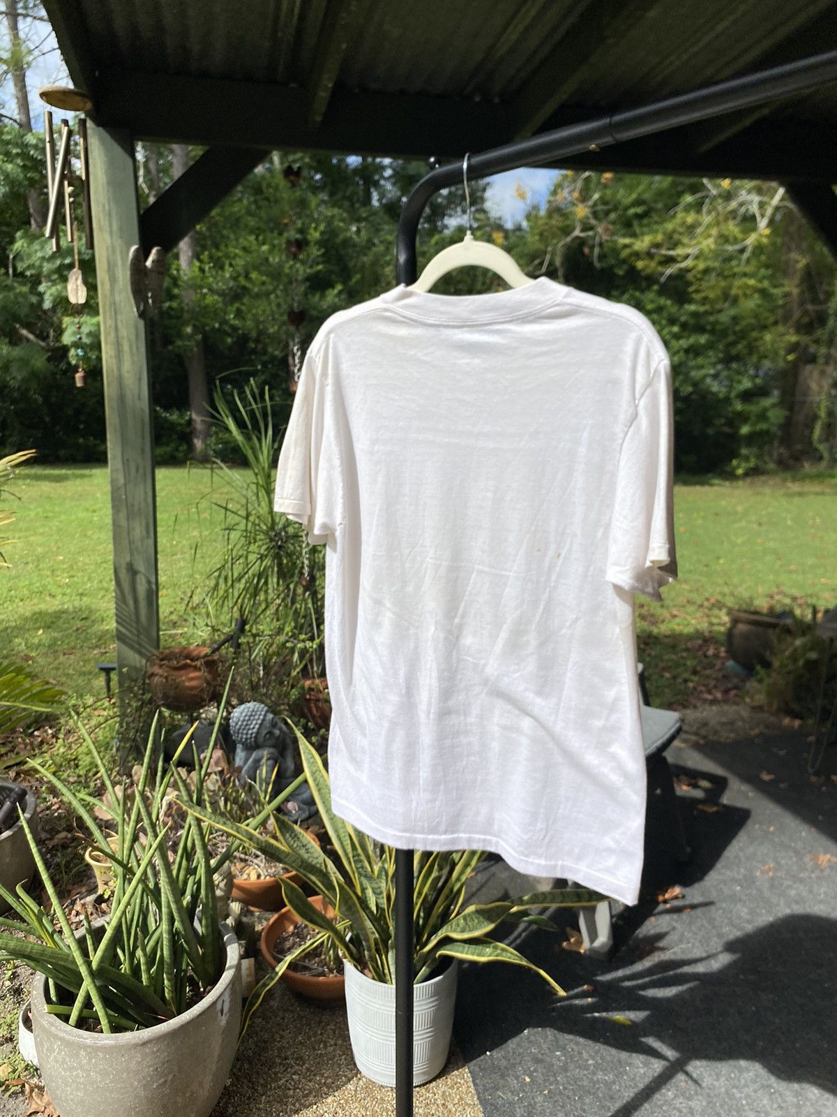 Other 1985 Single Stitch White Marathon Runner Graphic Tee Large Size US L / EU 52-54 / 3 - 5 Thumbnail