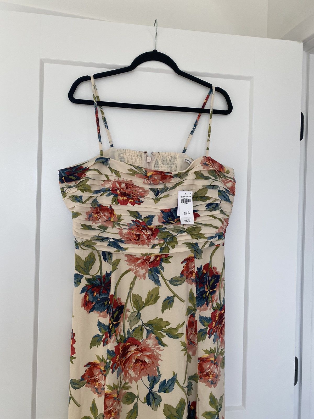 Abercrombie & Fitch Abercrombie & Fitch Emerson Crepe Smoked Back Midi Dress Size XL / US 12-14 / IT 48-50 - 7 Thumbnail