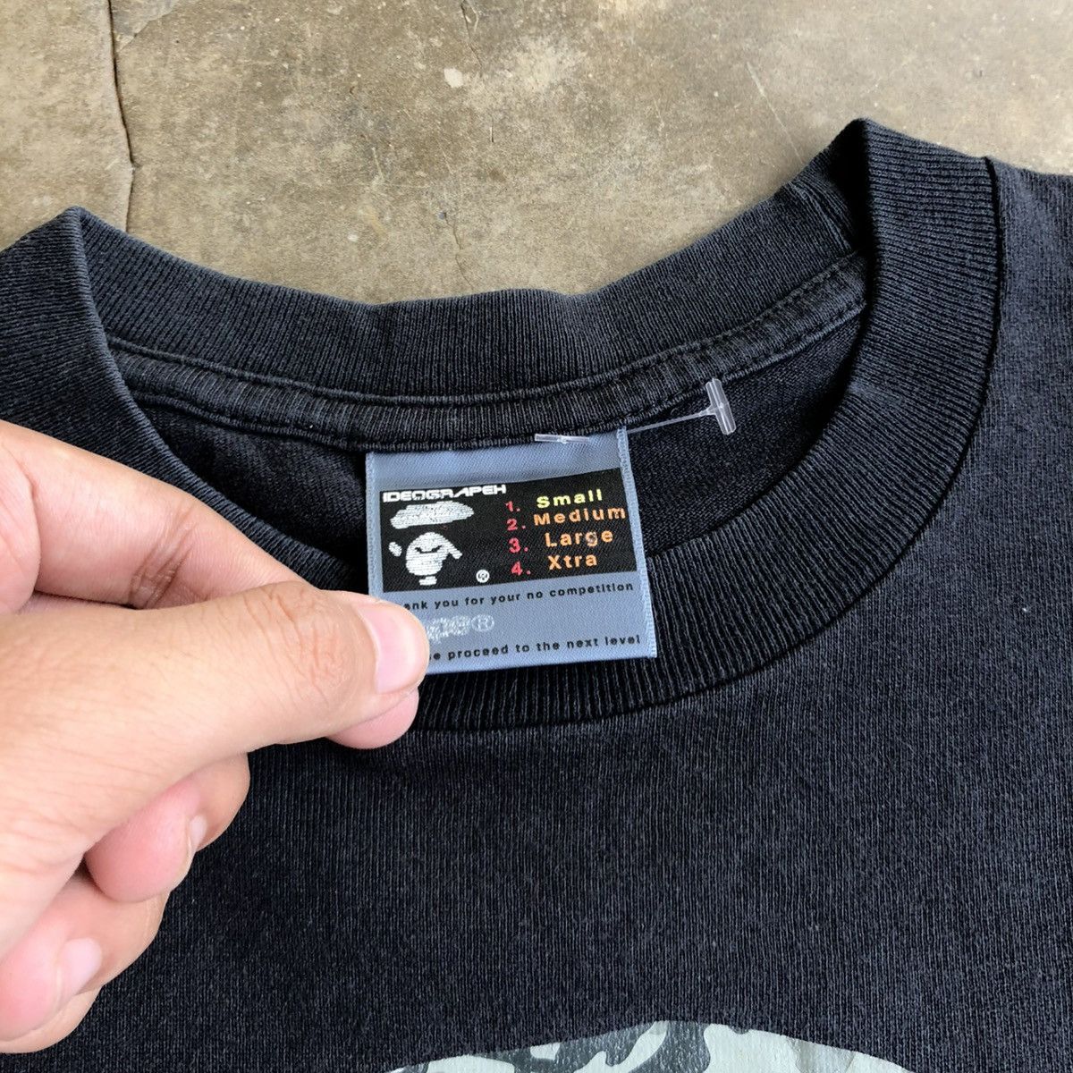Bape Vintage Bape X Kaws Skullta Big Head Logo Nigo T-shirt Black Size US S / EU 44-46 / 1 - 9 Thumbnail