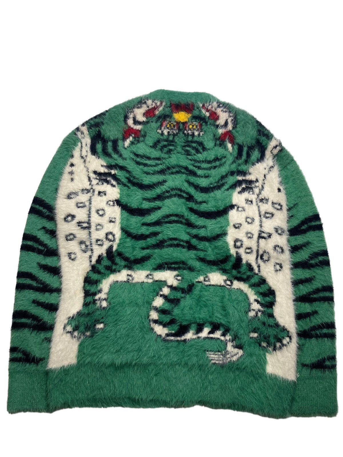 Japanese Brand Seveskig - Mohair Tiger Cardigan Sweater Size US L / EU 52-54 / 3 - 3 Thumbnail