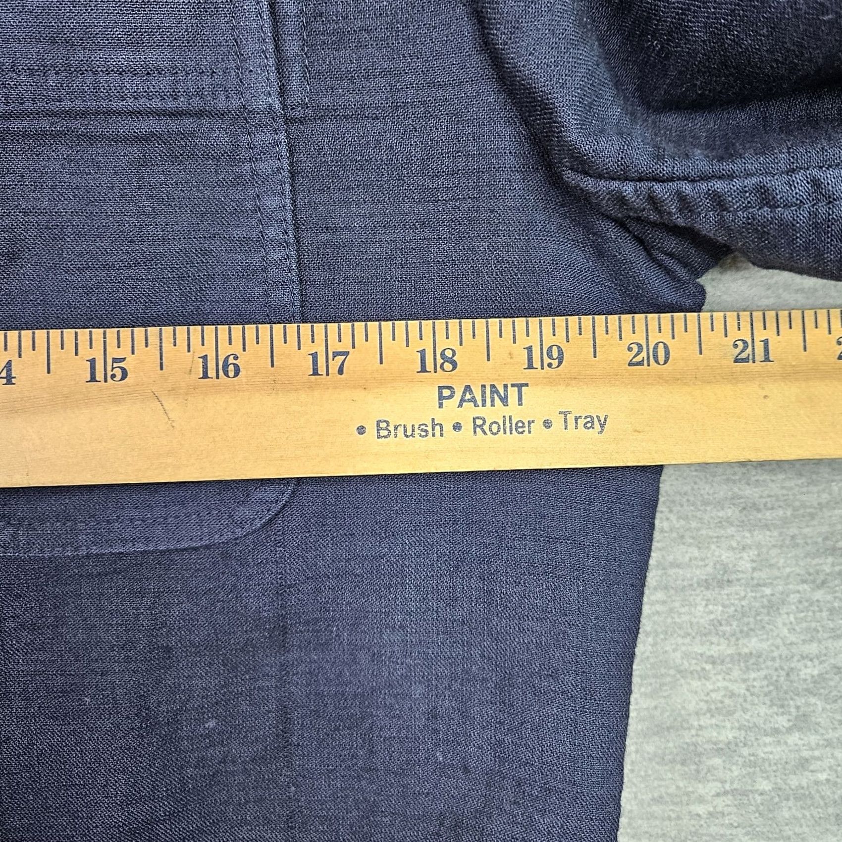 Taylor Stitch Taylor Stitch Men's Navy Blue Emerson Button Up Double Cloth Jacket Size 38 Size US XXS / EU 40 - 5 Thumbnail