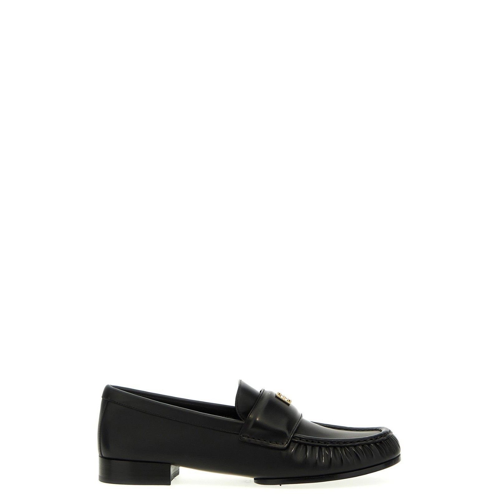 Givenchy GIVENCHY 4G Metal Black Leather Loafers New & Authentic (Wom Size US 9 / IT 39 - 1 Thumbnail
