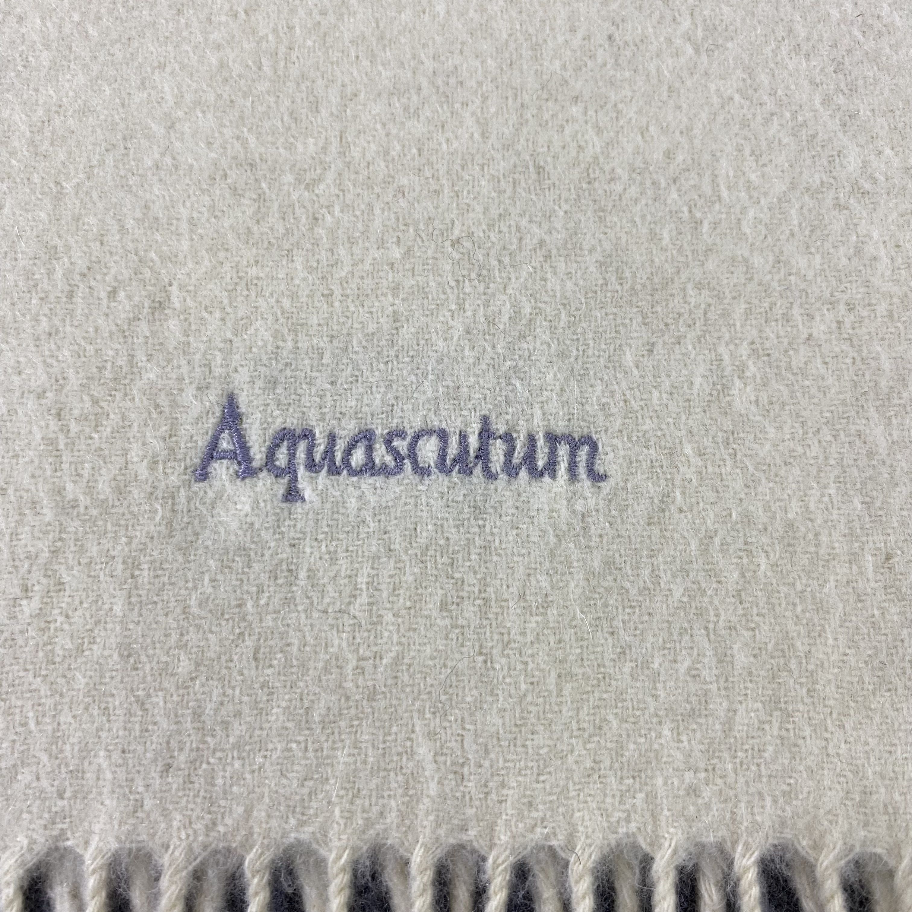 Aquascutum Aquasqutum Cashmere Muffler / Scarf / Neckwear - T1254 Size ONE SIZE - 5 Thumbnail