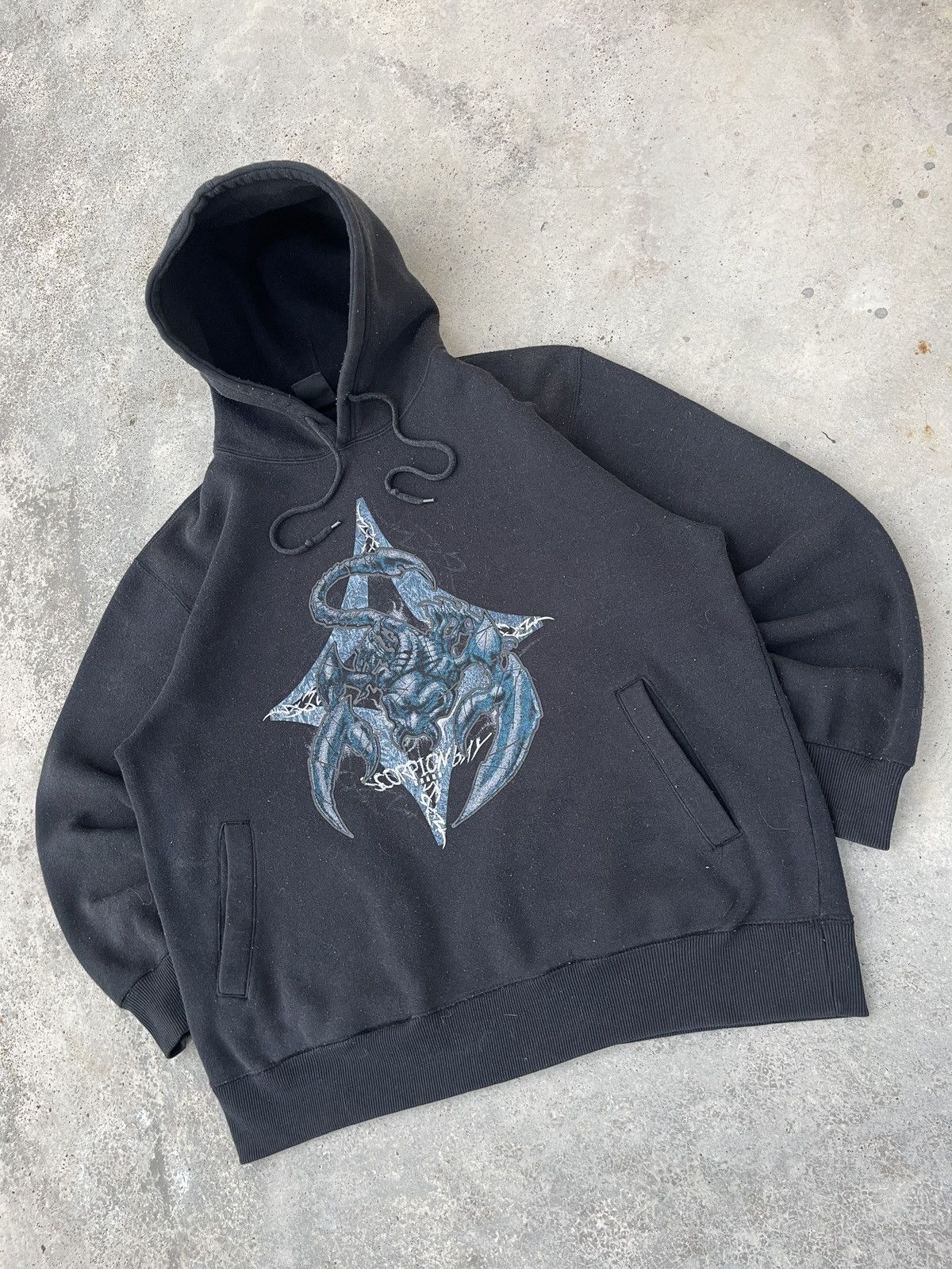 Other Vintage Y2K Scorpion Bay Big Logo Pullover Hoodie Size US L / EU 52-54 / 3 - 5 Thumbnail
