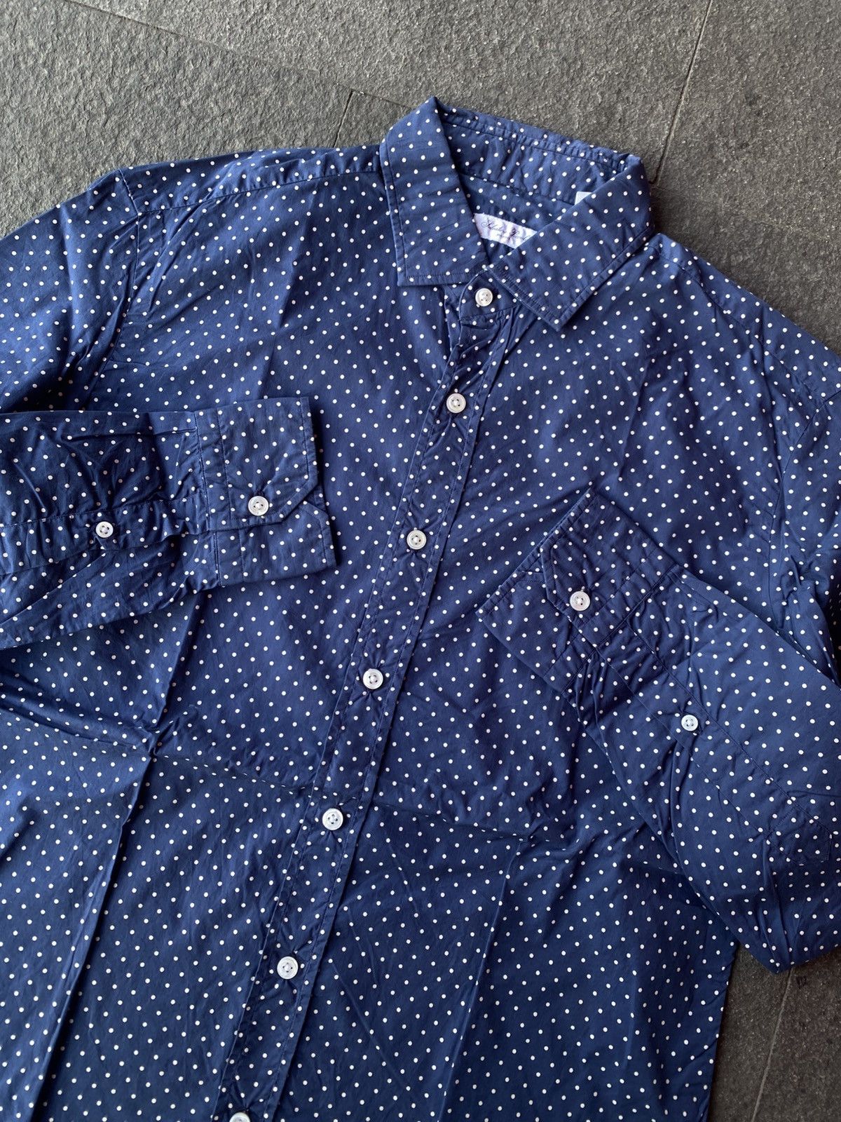 Salvatore Piccolo 💸BINDING OFFER💸 SALVATORE PICCOLO POLKADOT BUTTON UPS SHIRTS Size US L / EU 52-54 / 3 - 3 Thumbnail