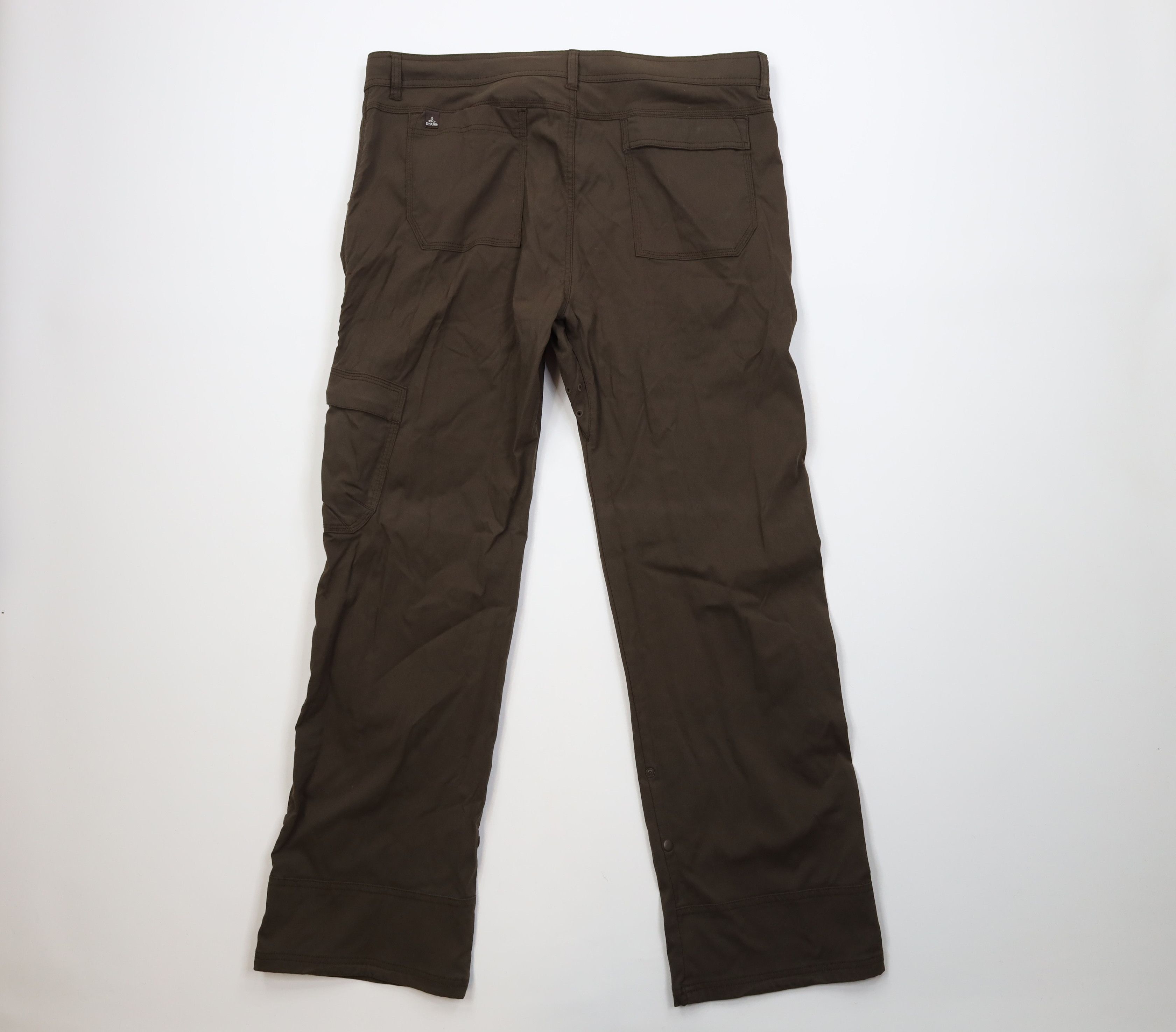 Prana prAna Breathe Belted Stretch Zion Hiking Cargo Pants Brown Size US 40 / EU 56 - 9 Thumbnail