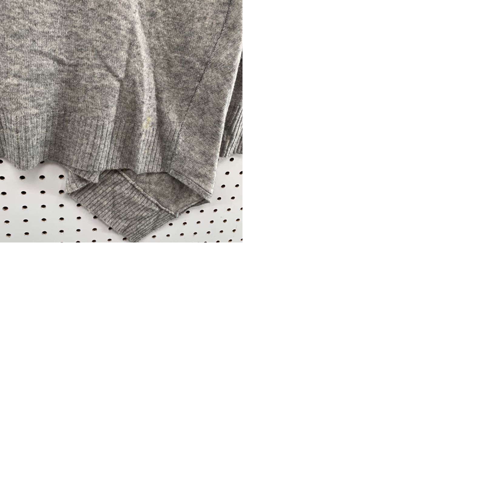 Vintage Caslon Wool Cashmere Blend Sweater Womens Size 1 Gray V-Neck Long Sleeve Size XS / US 0-2 / IT 36-38 - 10 Thumbnail