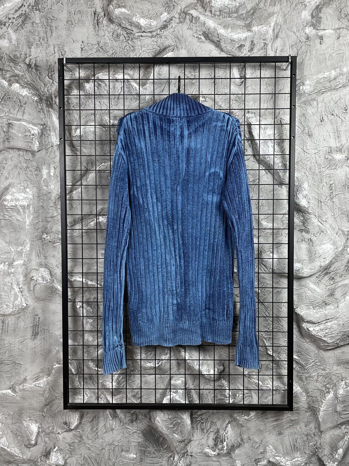 Dolce & Gabbana Vintage Y2K Textured Knit Zip Sweater Hysteric Glamour Style Size US L / EU 52-54 / 3 - 2 Thumbnail