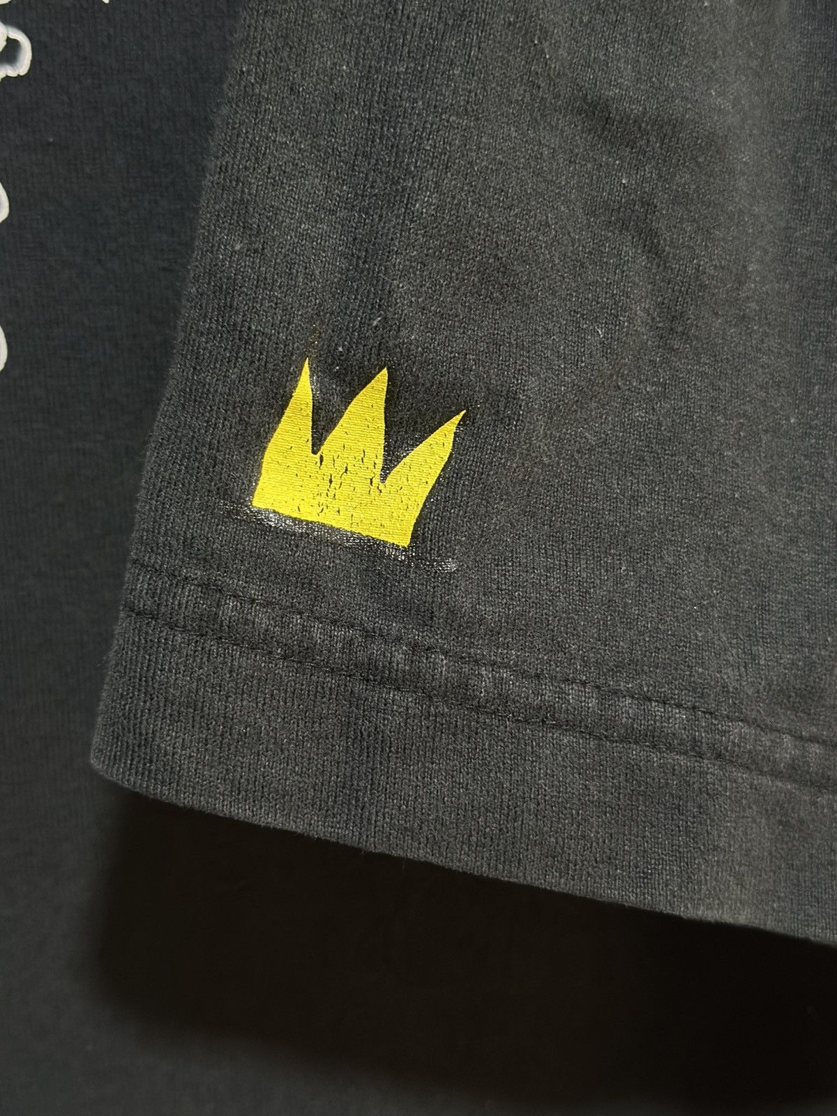 Designer × Jean-Michel Basquiat × Vintage Vintage Jean Michel Basquiat Faded Tee Size US XL / EU 56 / 4 - 3 Thumbnail