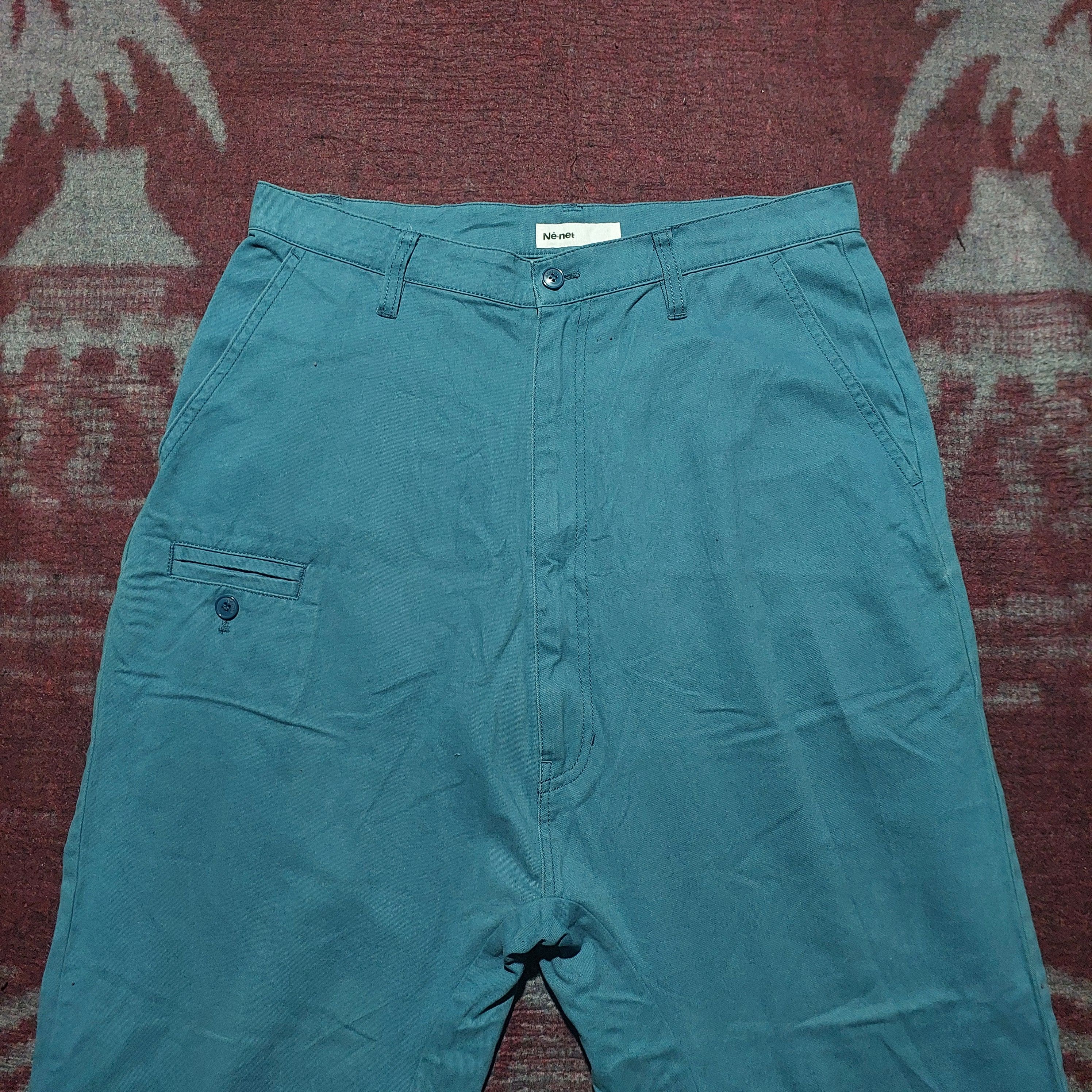 Issey Miyake Ne-Net JPG dropcrotch Embroidery pocket pants Size US 32 / EU 48 - 7 Thumbnail