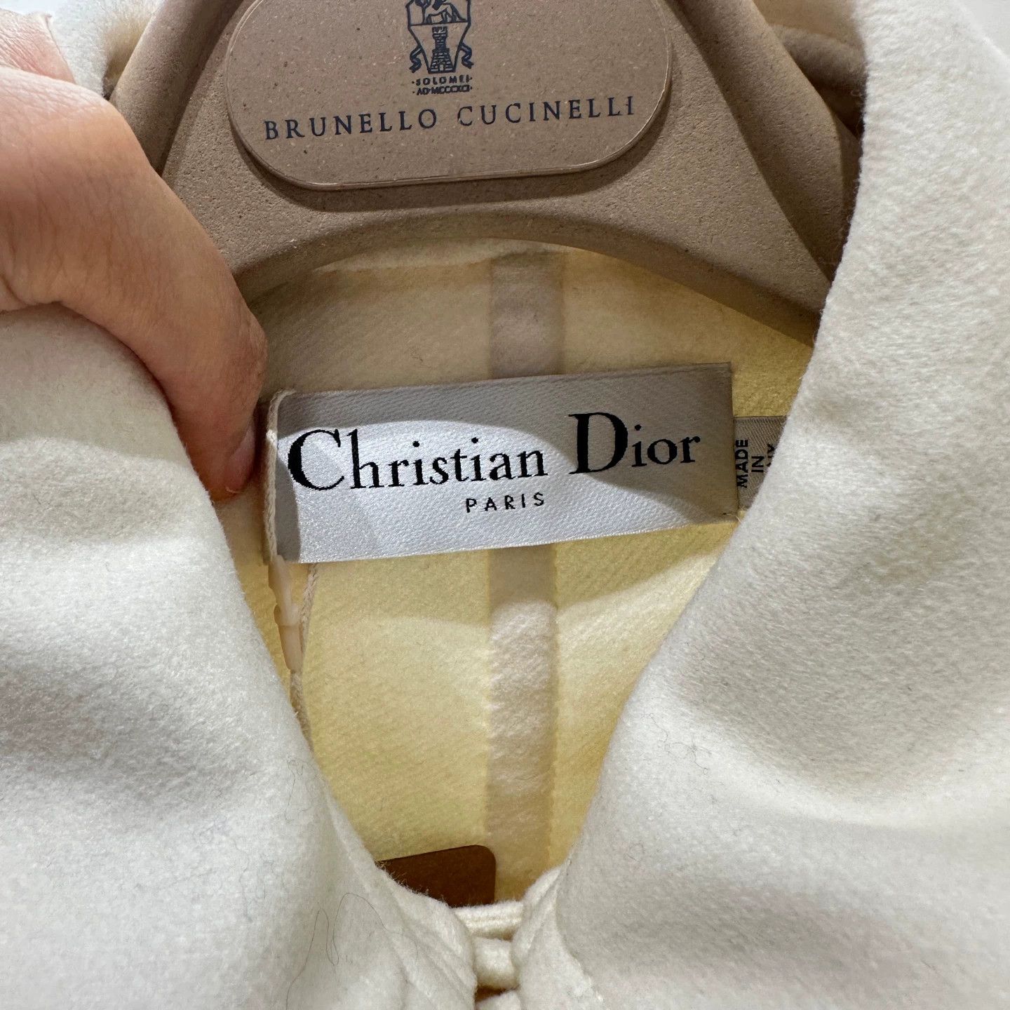 Christian Dior Monsieur Christian Dior apr183 Wool Classic Coat Women's 38 Size S / US 4 / IT 40 - 4 Thumbnail