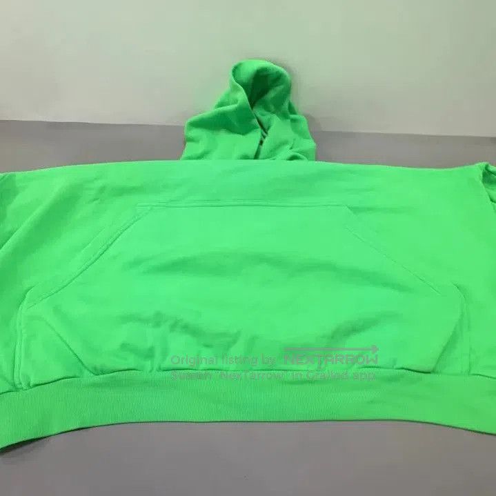Balenciaga Balenciaga FW23 Logo Print Hoodie in Green. Size US L / EU 52-54 / 3 - 6 Thumbnail
