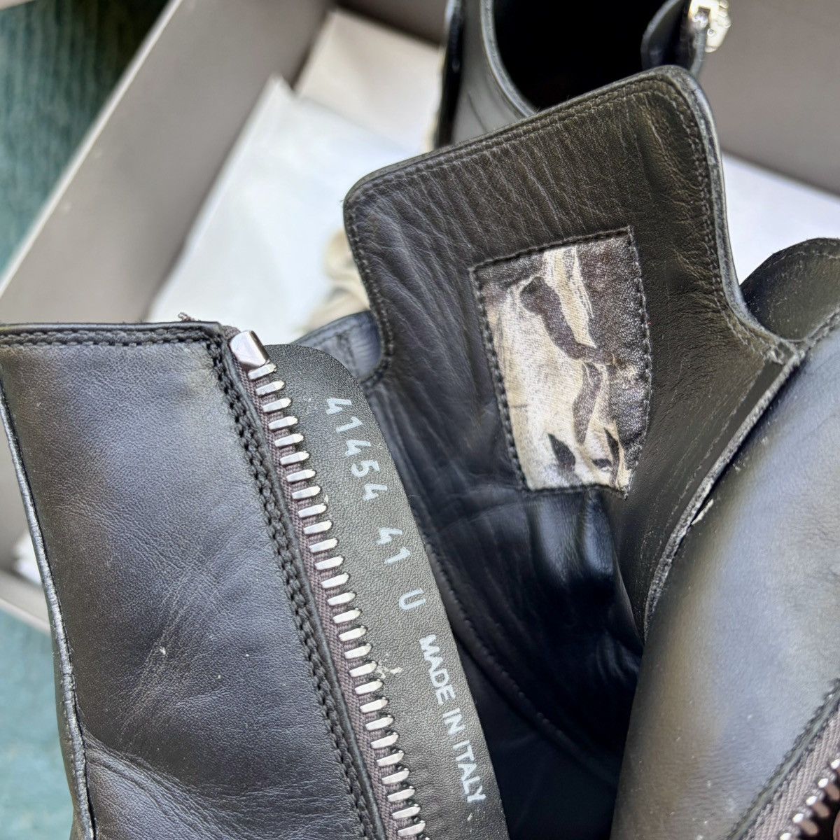 Rick Owens Rick Owens Mainline Leather Ramones High Size US 8 / EU 41 - 6 Thumbnail