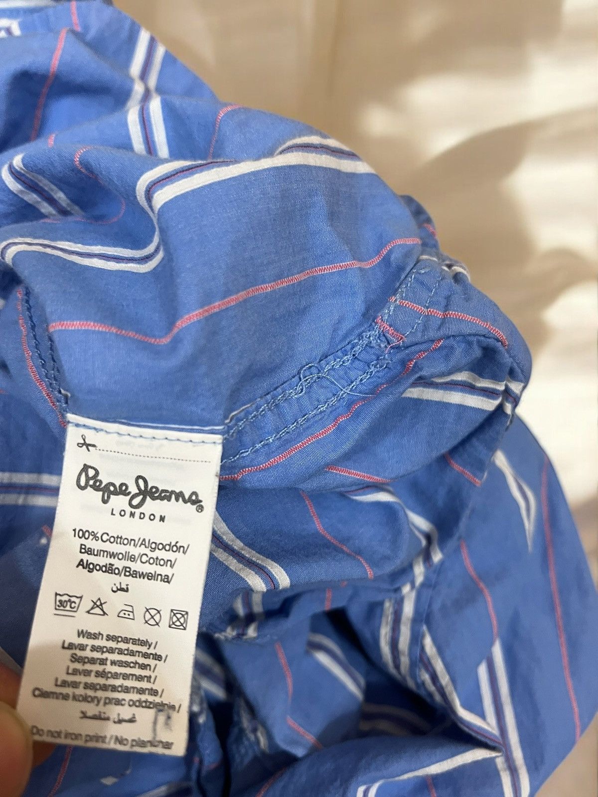 Pepe Jeans Pepe Jeans Austin Striped Shirt size L Size US L / EU 52-54 / 3 - 7 Thumbnail