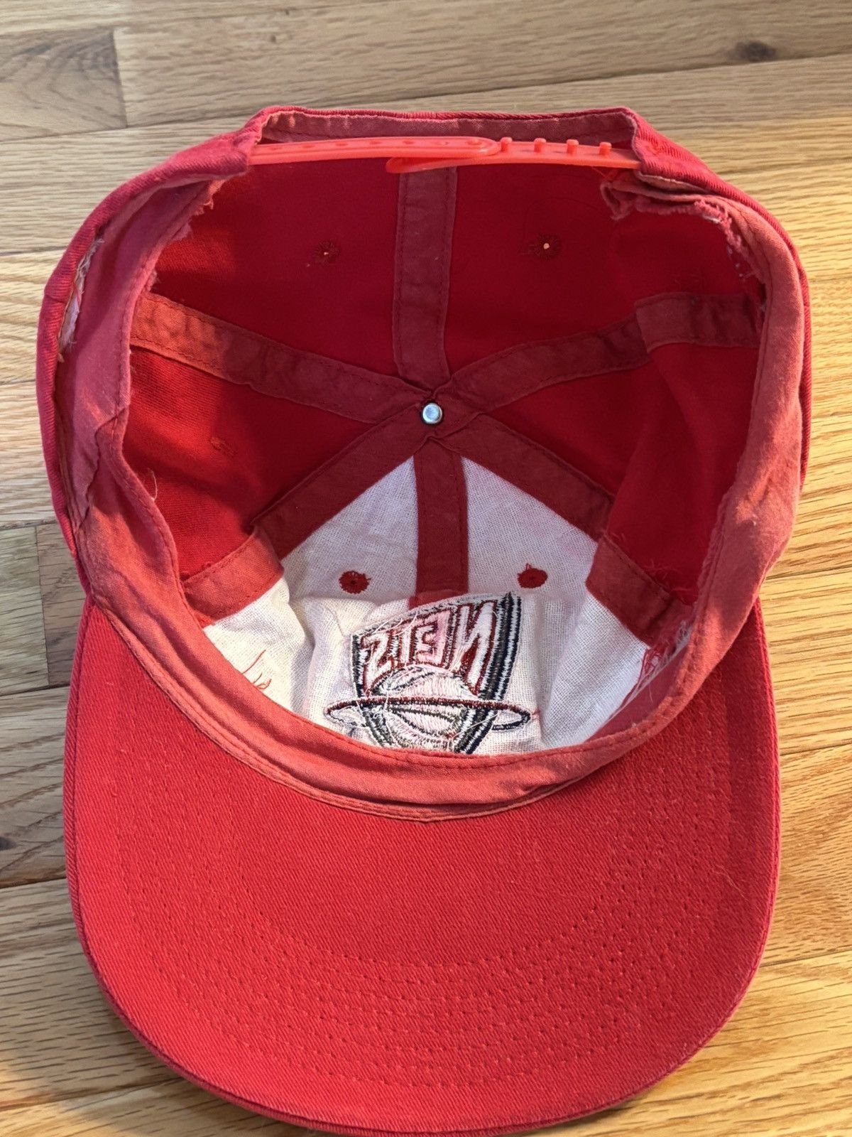 Logo Athletic × NBA Vintage NEW JERSEY NETS Snapback Hat 90s Y2K Fan Gear Size ONE SIZE - 4 Thumbnail