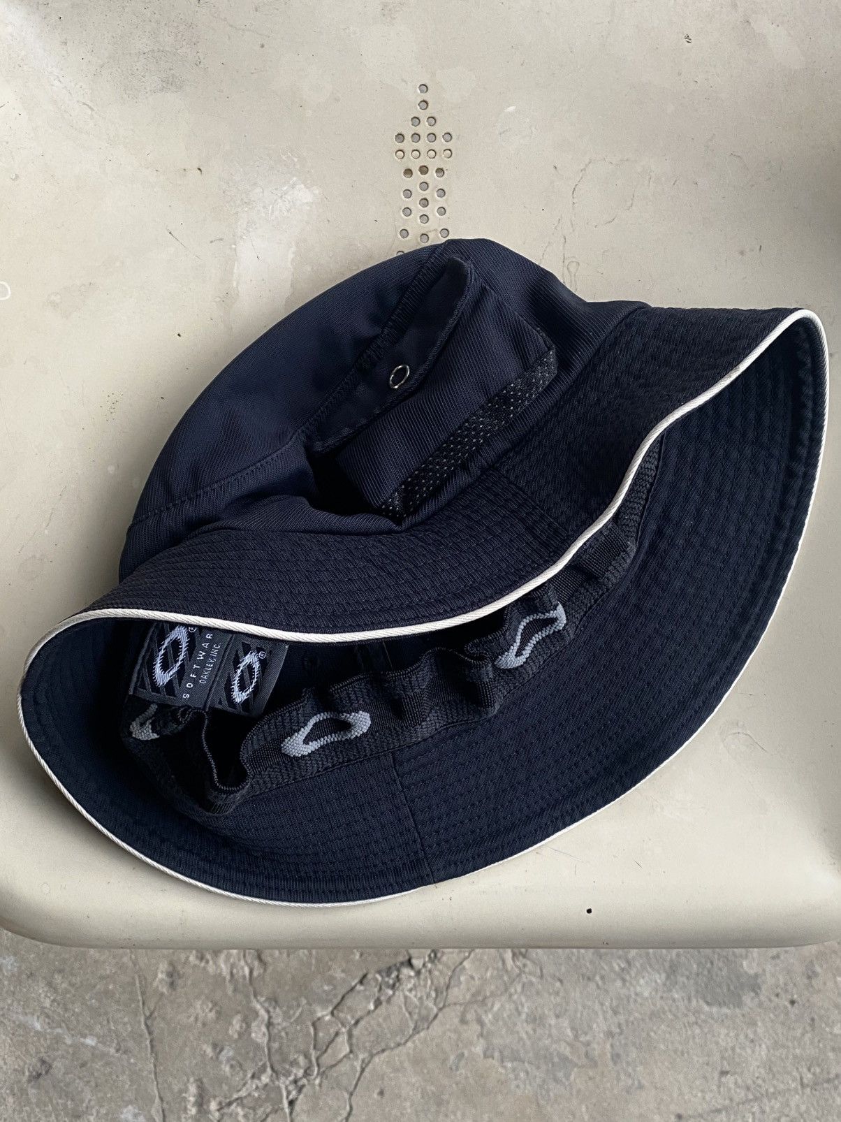 90s オークリー バケットハット 希少 90s oakley 刺繍ロゴ 旧ロゴ