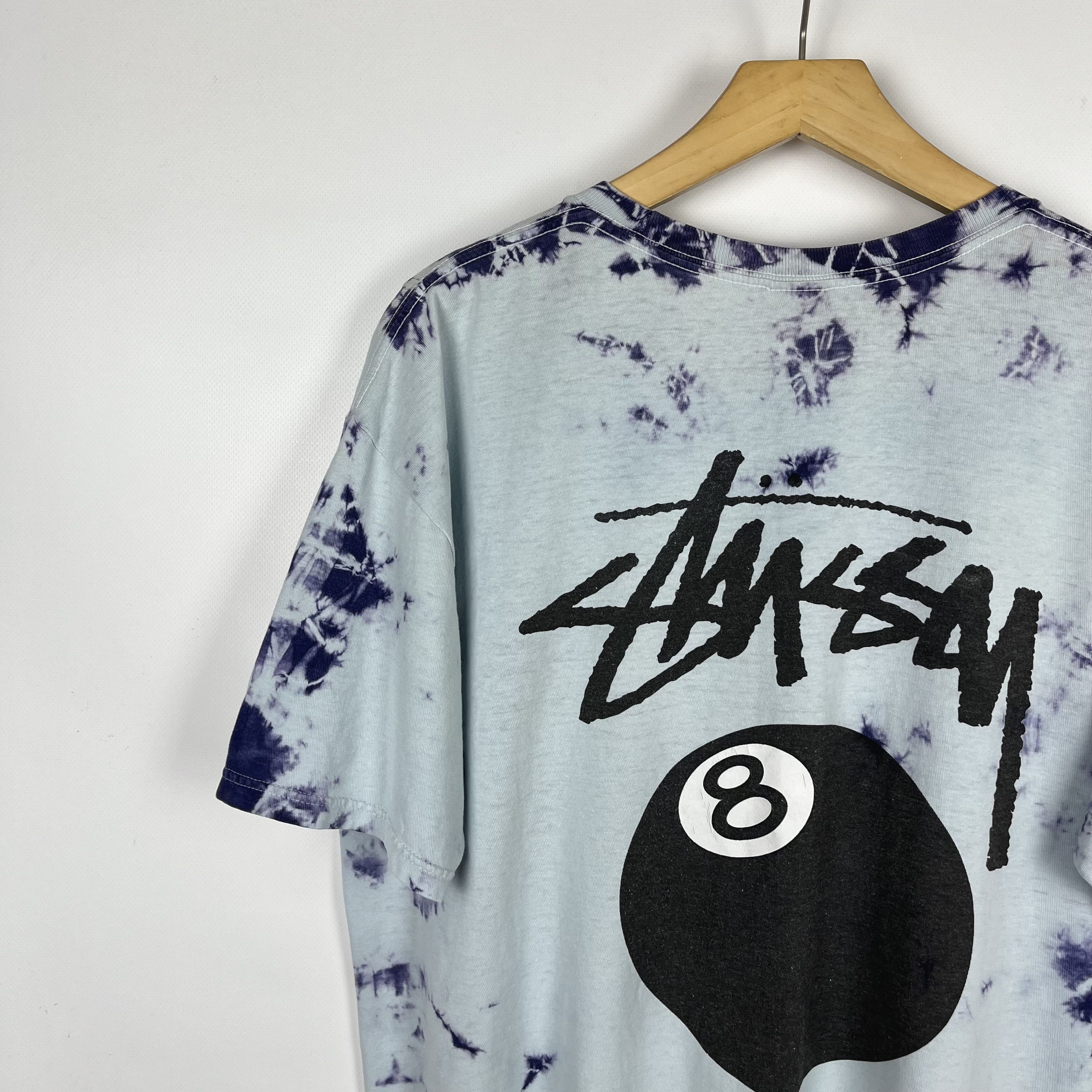Stussy Vintage Stussy 8 Ball Big Logo Tie-Dye T Shirt 2000’s Size US L / EU 52-54 / 3 - 5 Thumbnail