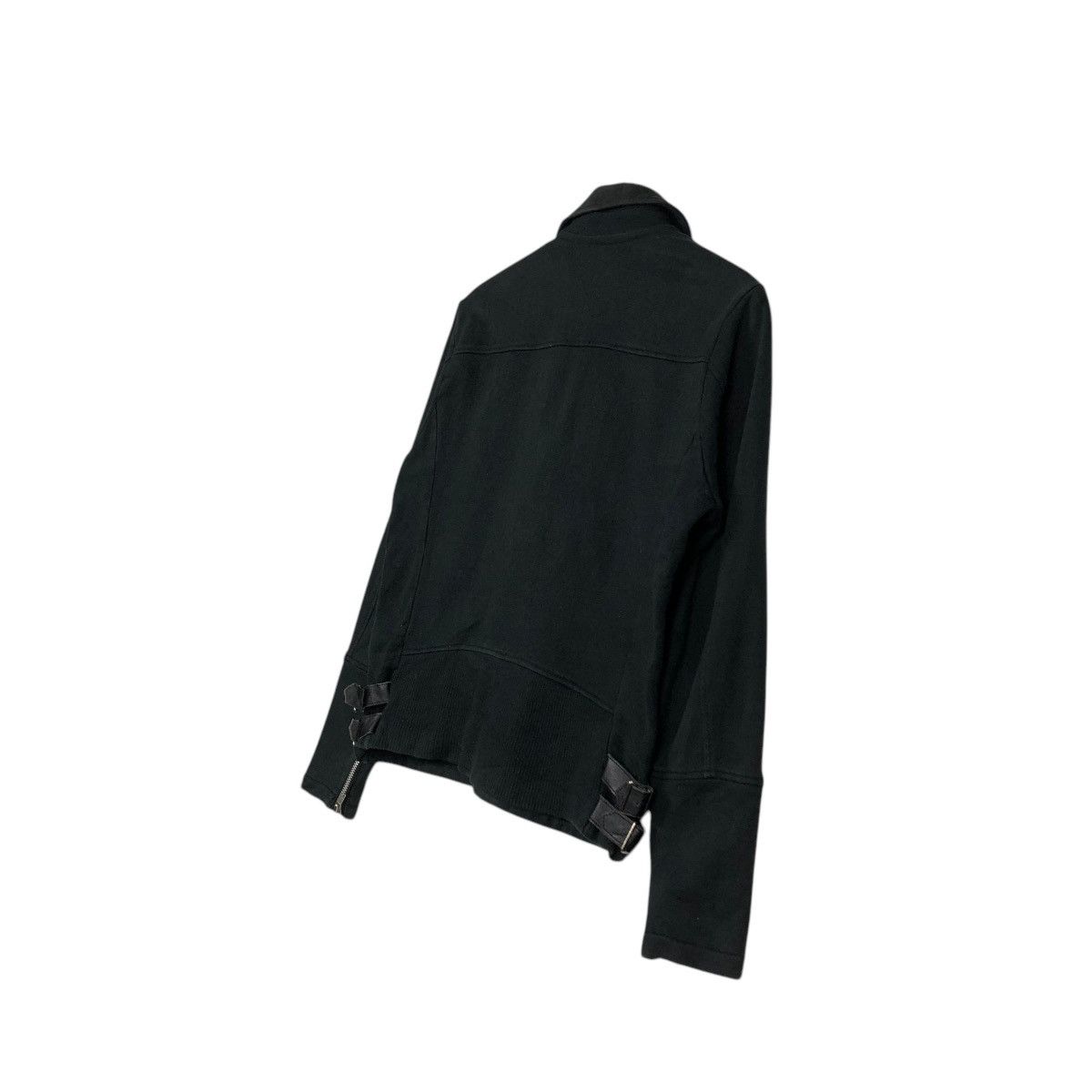 Japanese Brand 🔥VINTAGE CROPPED BIKER JACKET SHIPS DOUBLE COLLAR BONDAGE Size US S / EU 44-46 / 1 - 12 Thumbnail