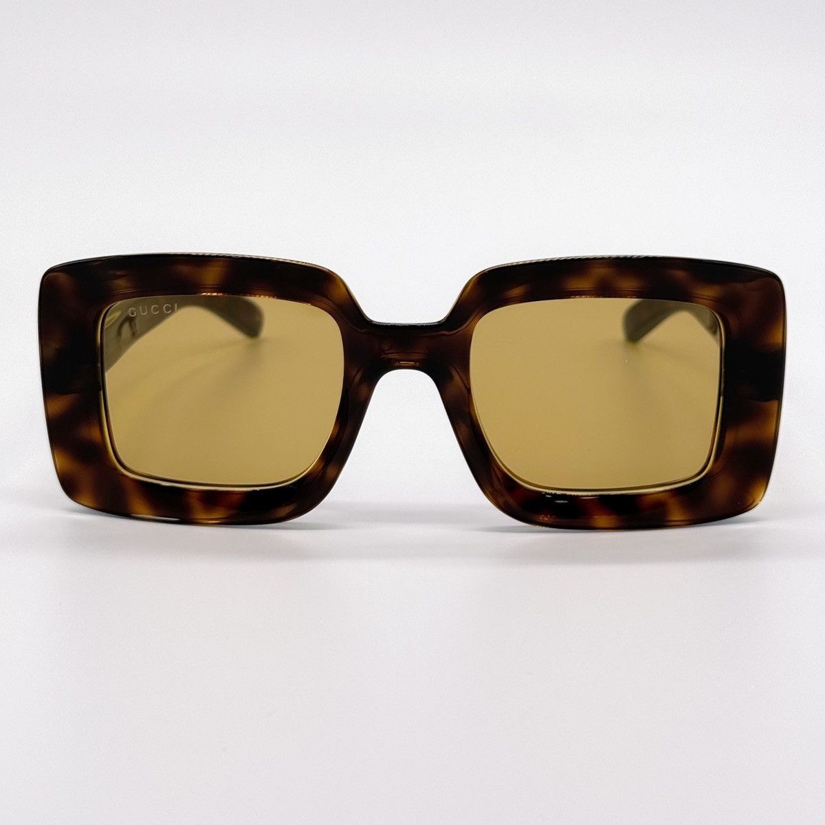 Gucci NEW GUCCI GG1718S 002 SQUARE HAVANA YELLOW WOMEN SUNGLASSES Size ONE SIZE - 4 Thumbnail