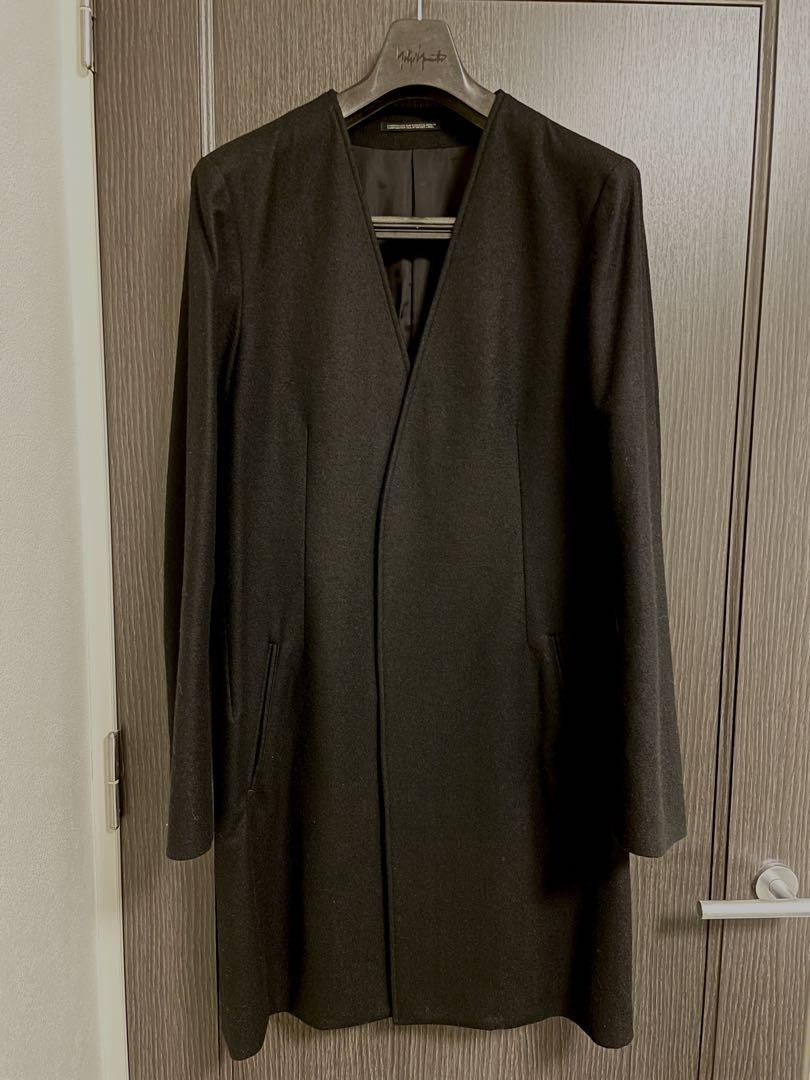 Yohji Yamamoto POUR HOMME 21aw collarless jacket HR-J66-502 Size US M / EU 48-50 / 2 - 1 Thumbnail