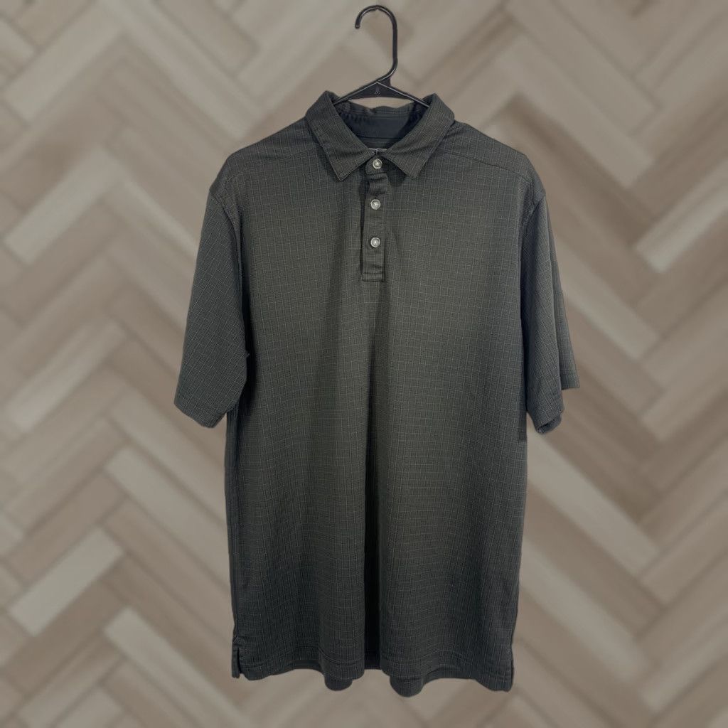 Callaway Callaway Polo Golf Short Sleeve Collared T Shirt Black/ Dark Gray Striped L Men's Athletic Regular 516 Vintage No Size US L / EU 52-54 / 3 - 1 Thumbnail