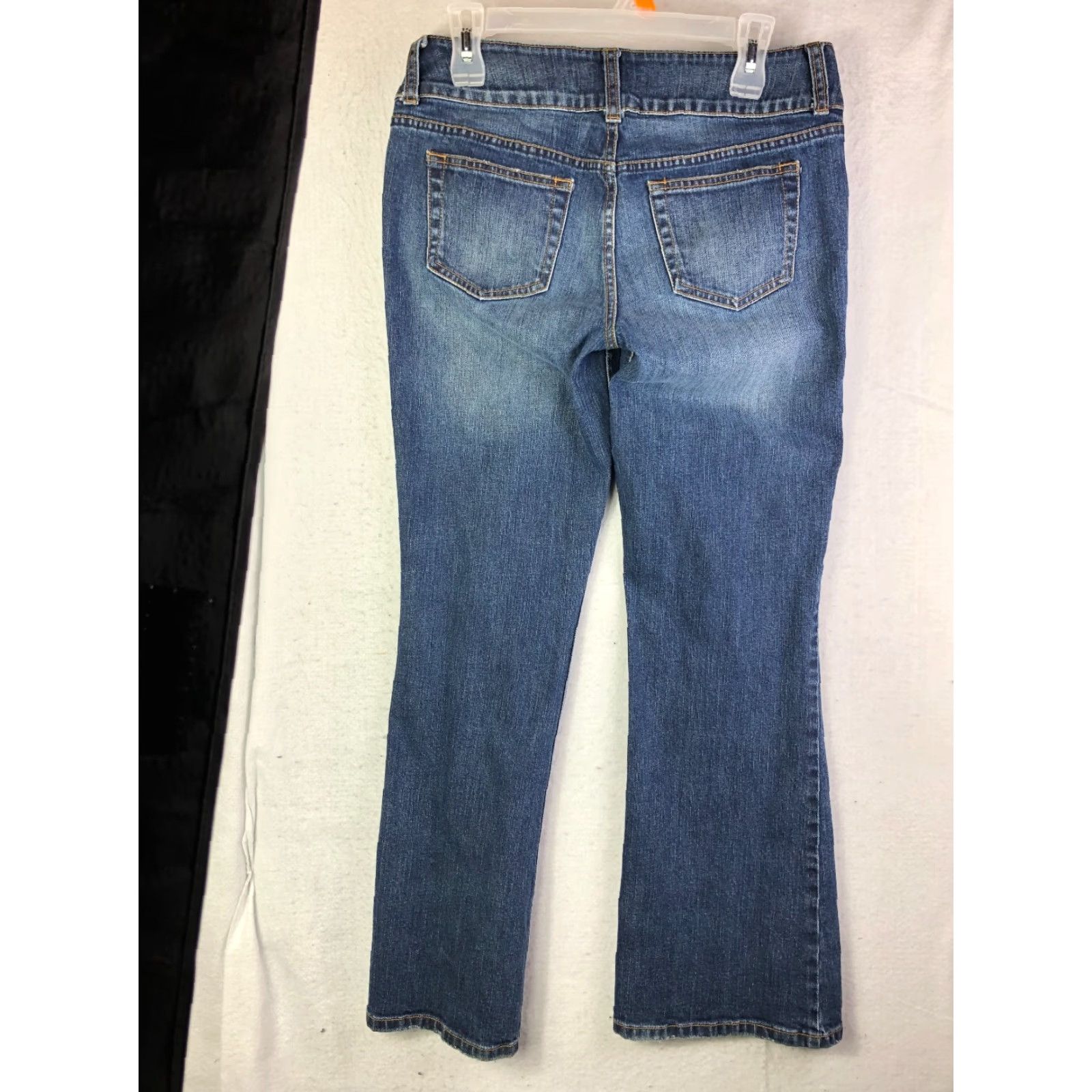 Denime London Jeans Jeans Bootcut Womens Size 8 Blue Denim Mid Rise Stretch Regular Inseam 28 in Cotton Denim Size 30" / US 8 / IT 44 - 7 Thumbnail