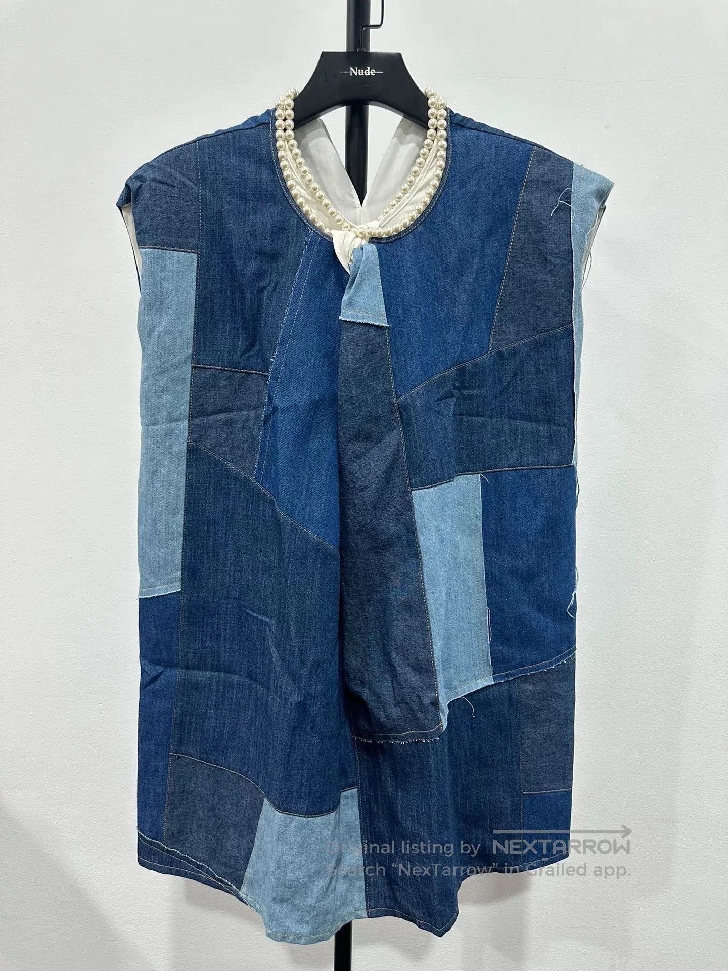 Junya Watanabe Junya Watanabe Pearl Denim Dress. Size S / US 4 / IT 40 - 1 Thumbnail