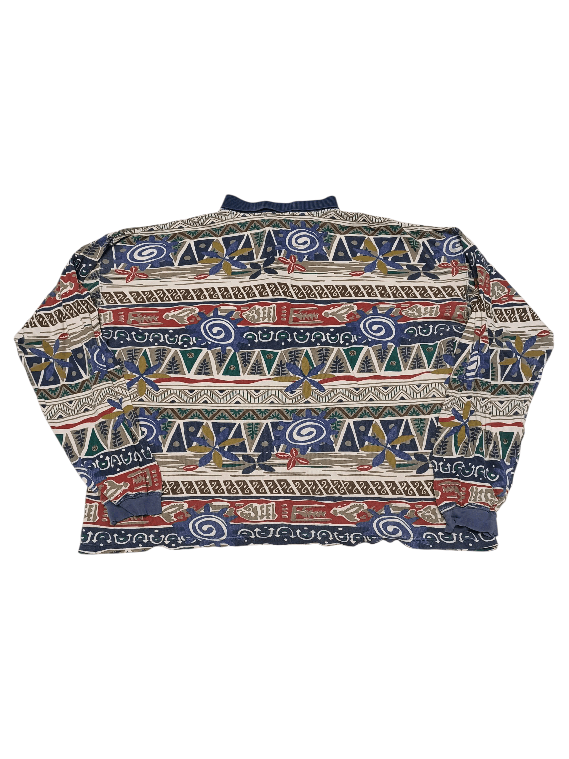 Other VINTAGE 90S INDIANS COWBOY MEXICAN STYLE RUGBY SHIRT Size US L / EU 52-54 / 3 - 2 Thumbnail