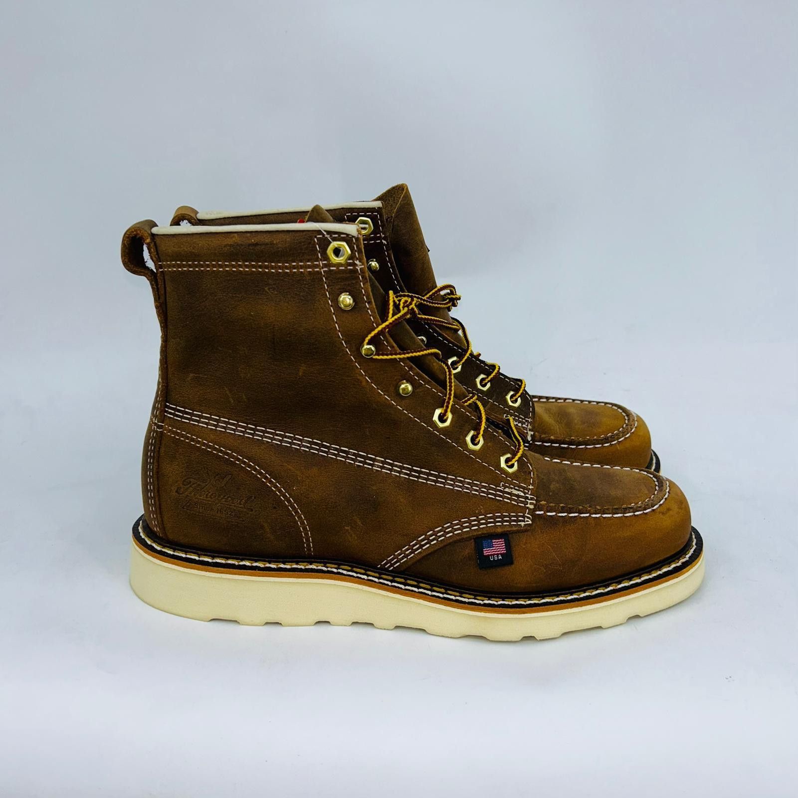 Thorogood THOROGOOD MENS SLIP-RESISTANT FIRM TOE WORK BOOTS SIZE 10D Size US 10 / EU 43 - 1 Thumbnail