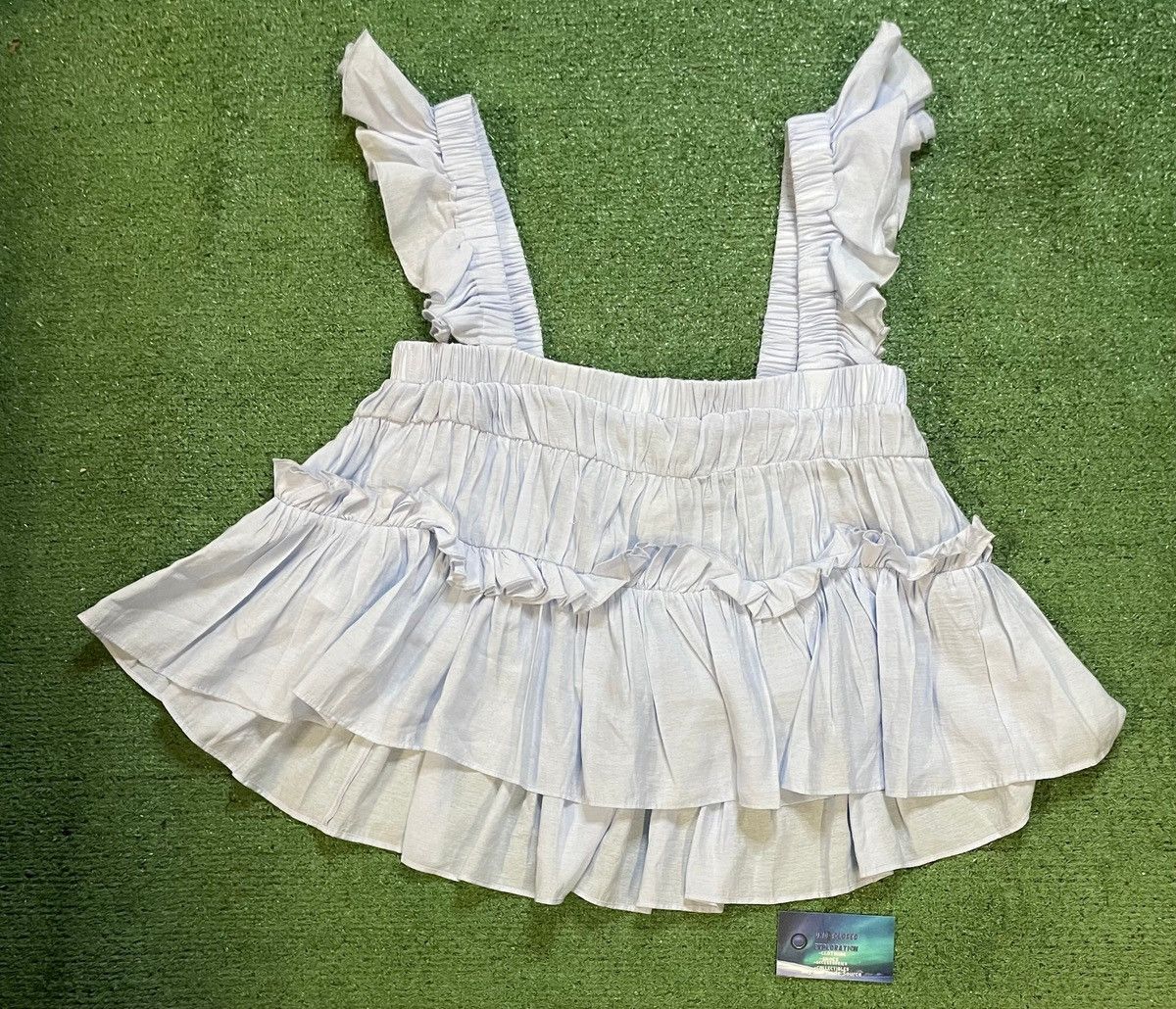 Anthropologie Anthropologie Mare Mare Flutter sleeve gathered top Size S / US 4 / IT 40 - 2 Thumbnail