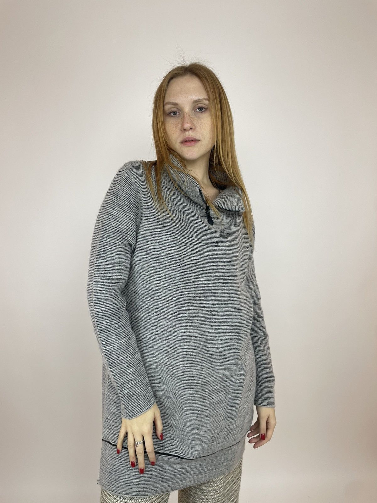 Annette Gortz × Designer annette gortz wool long sweater half zip Womens size XL Size XL / US 12-14 / IT 48-50 - 8 Thumbnail