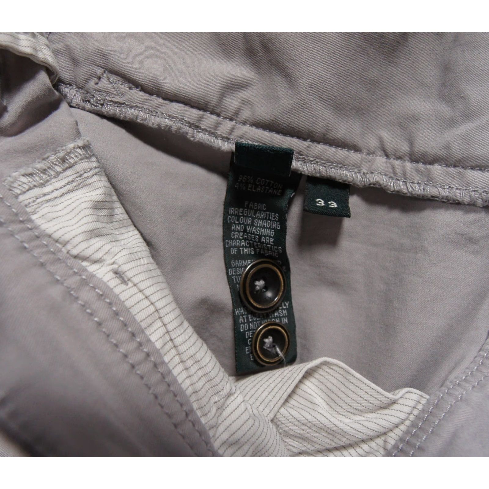 Rodd & Gunn Rodd & Gunn Shorts Mens Gray Chino Flat Front Stretch Preppy Casual Adult 33 Size US 36 / EU 52 - 6 Thumbnail
