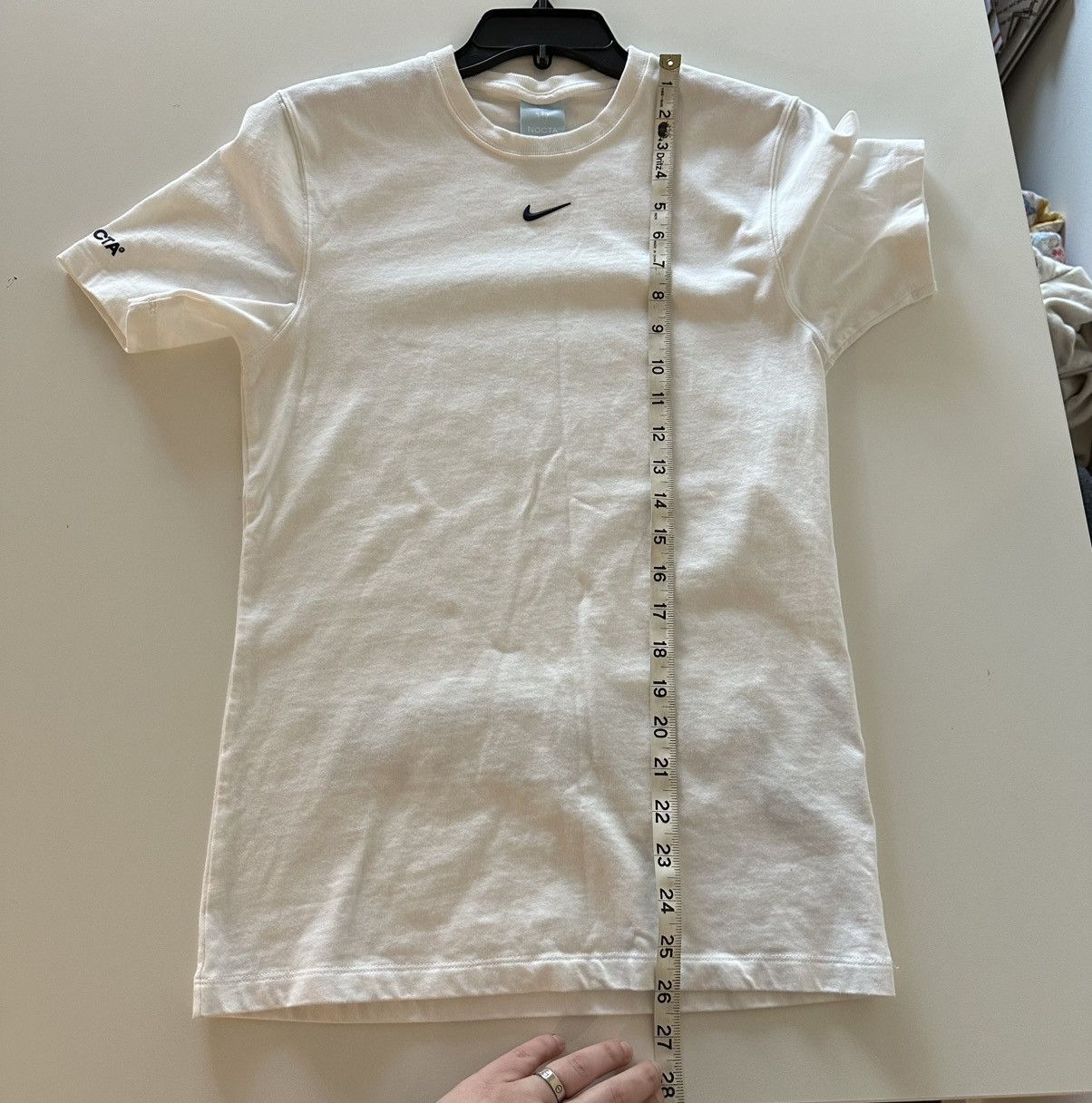 NOCTA × Nike Nike x Drake NOCTA Cardinal Stock White Tee Shirt Size US XS / EU 42 / 0 - 4 Thumbnail