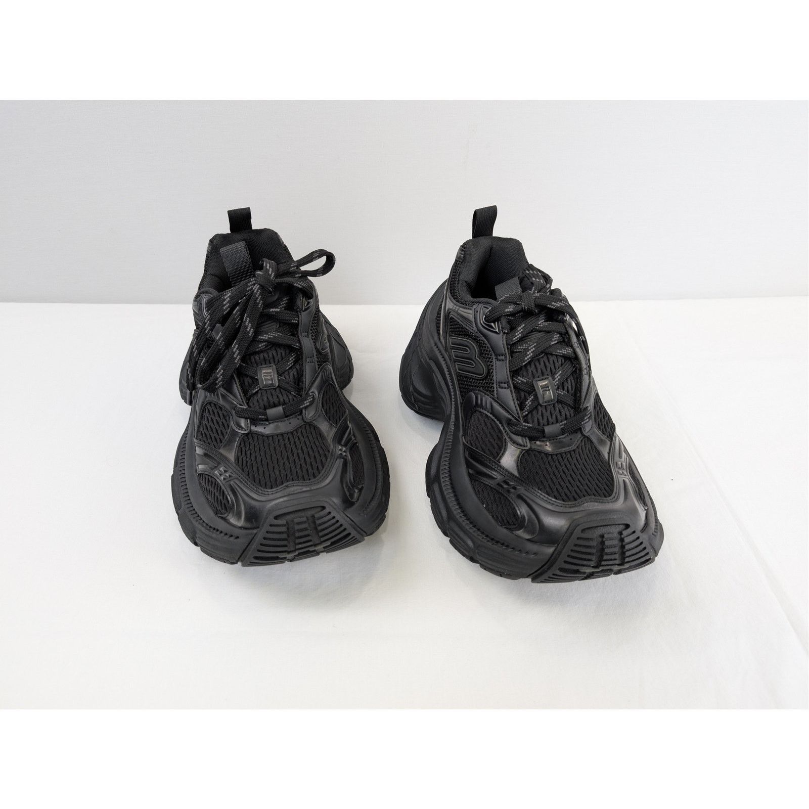 Balenciaga o1rshd1 Q:2 / 10XL Mesh Sneaker TPU PU Sneakers in Black Size US 12 / EU 45 - 6 Thumbnail