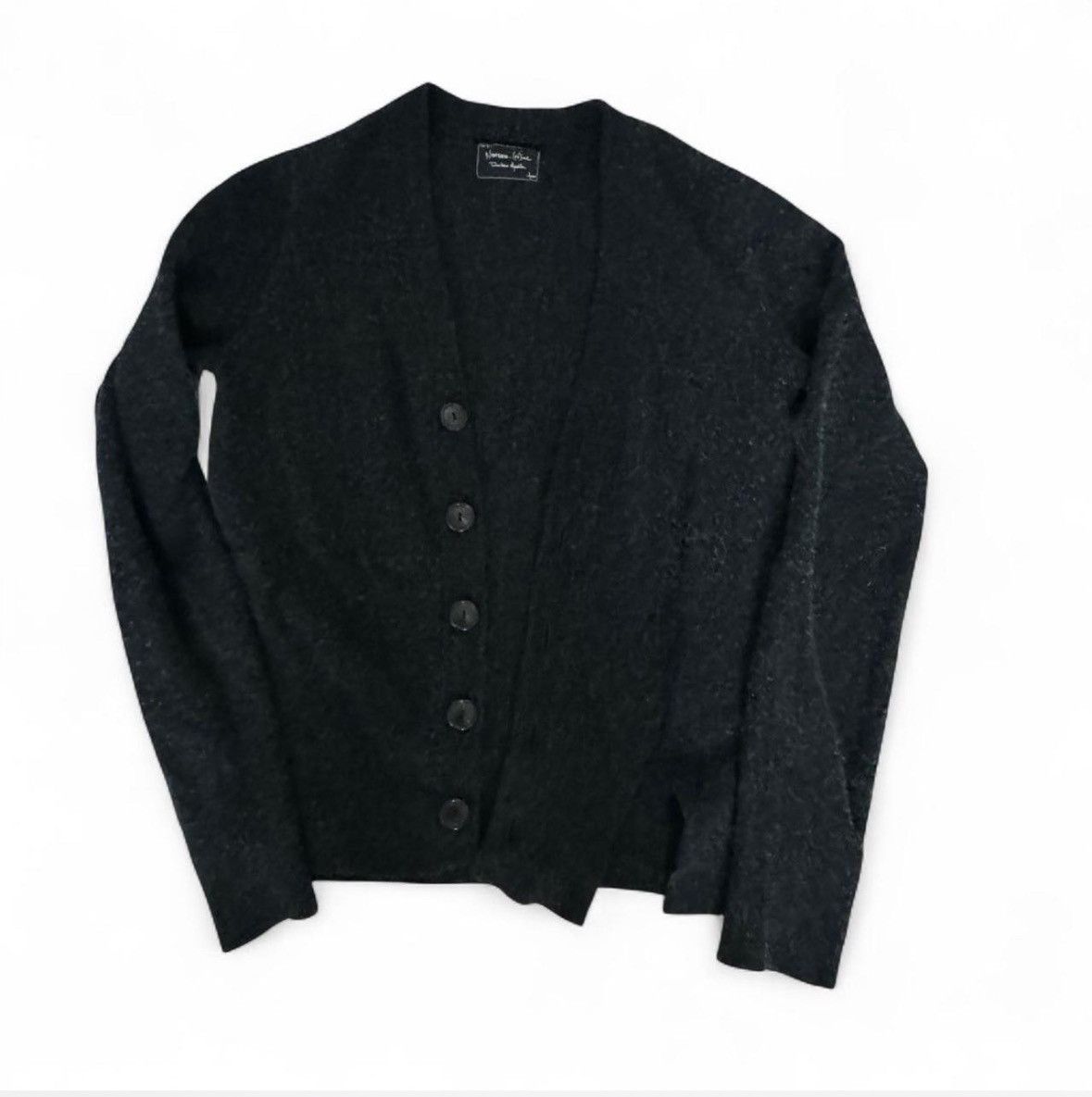 Number (n)ine 06AW NOIR期　cardigan Number (N)ine AW06 “NOIR” Wool Knitted Cardigan – DRIEW