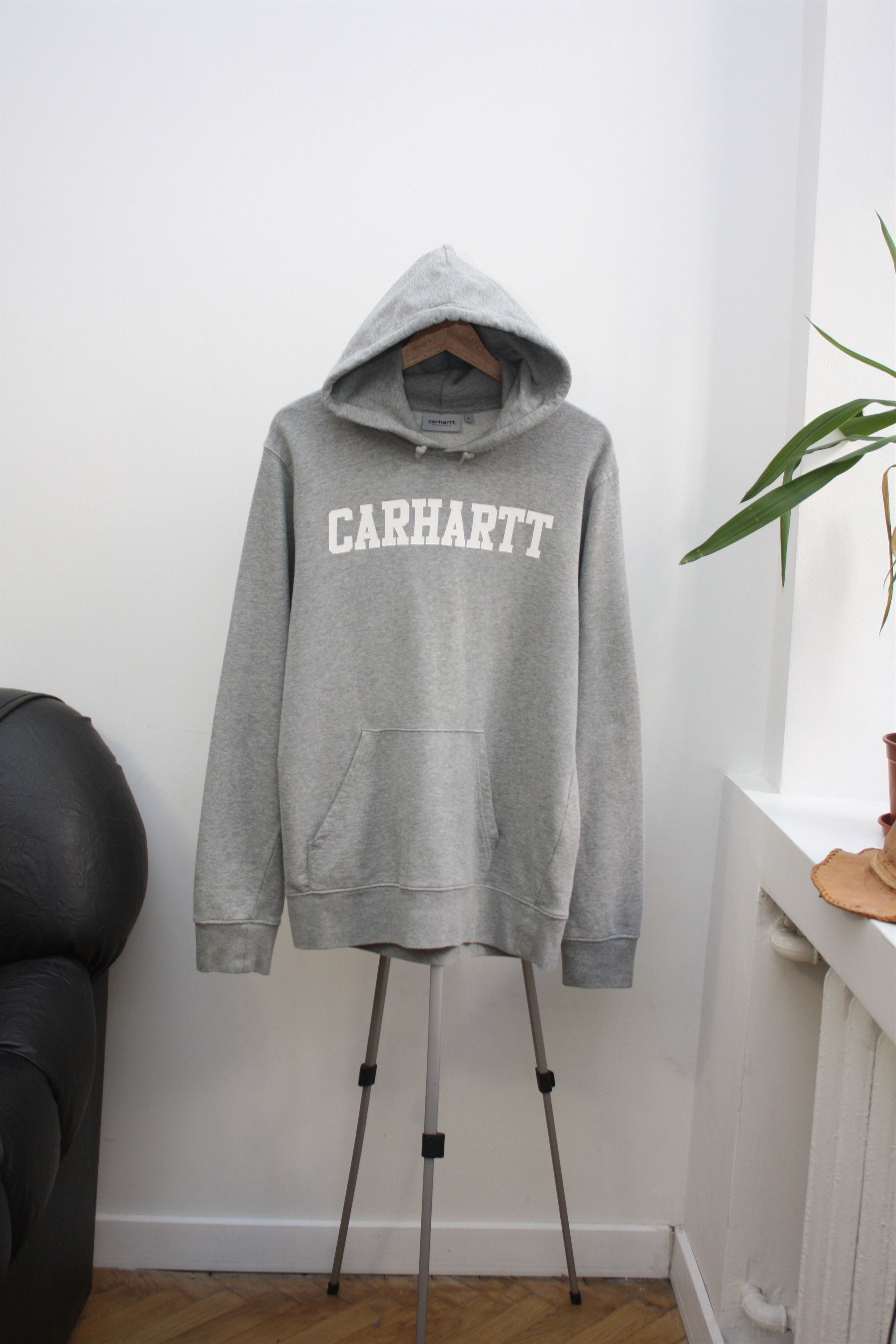 Carhartt Wip Carhartt WIP Hooded College Sweat Grey Medium Men's Size US M / EU 48-50 / 2 - 1 Thumbnail