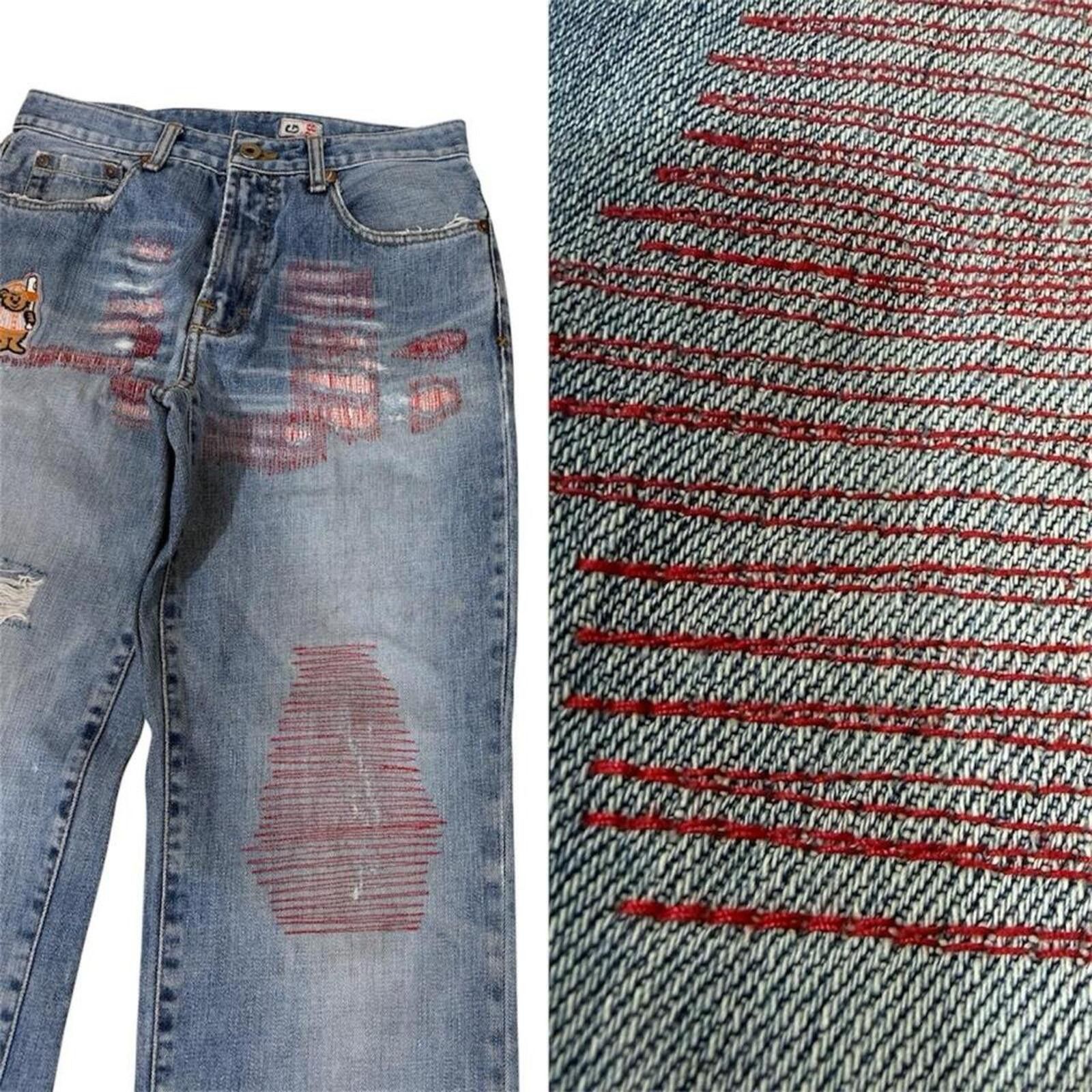 Guess Guess usa unique thread work denim jeans Size 29" - 6 Thumbnail