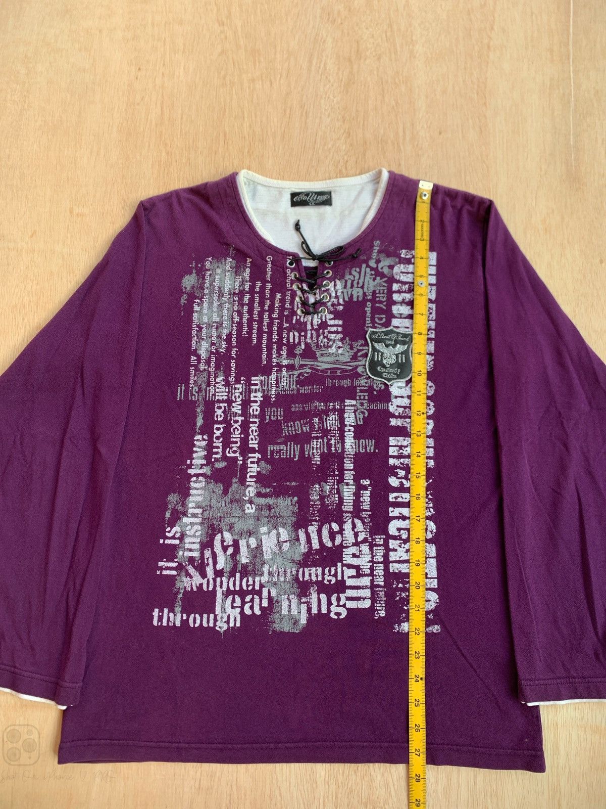 Hysteric Glamour × If Six Was Nine × Japanese Brand Y2k Ifsixwasnine Lgb style Poem Longsleeve Size US L / EU 52-54 / 3 - 9 Thumbnail
