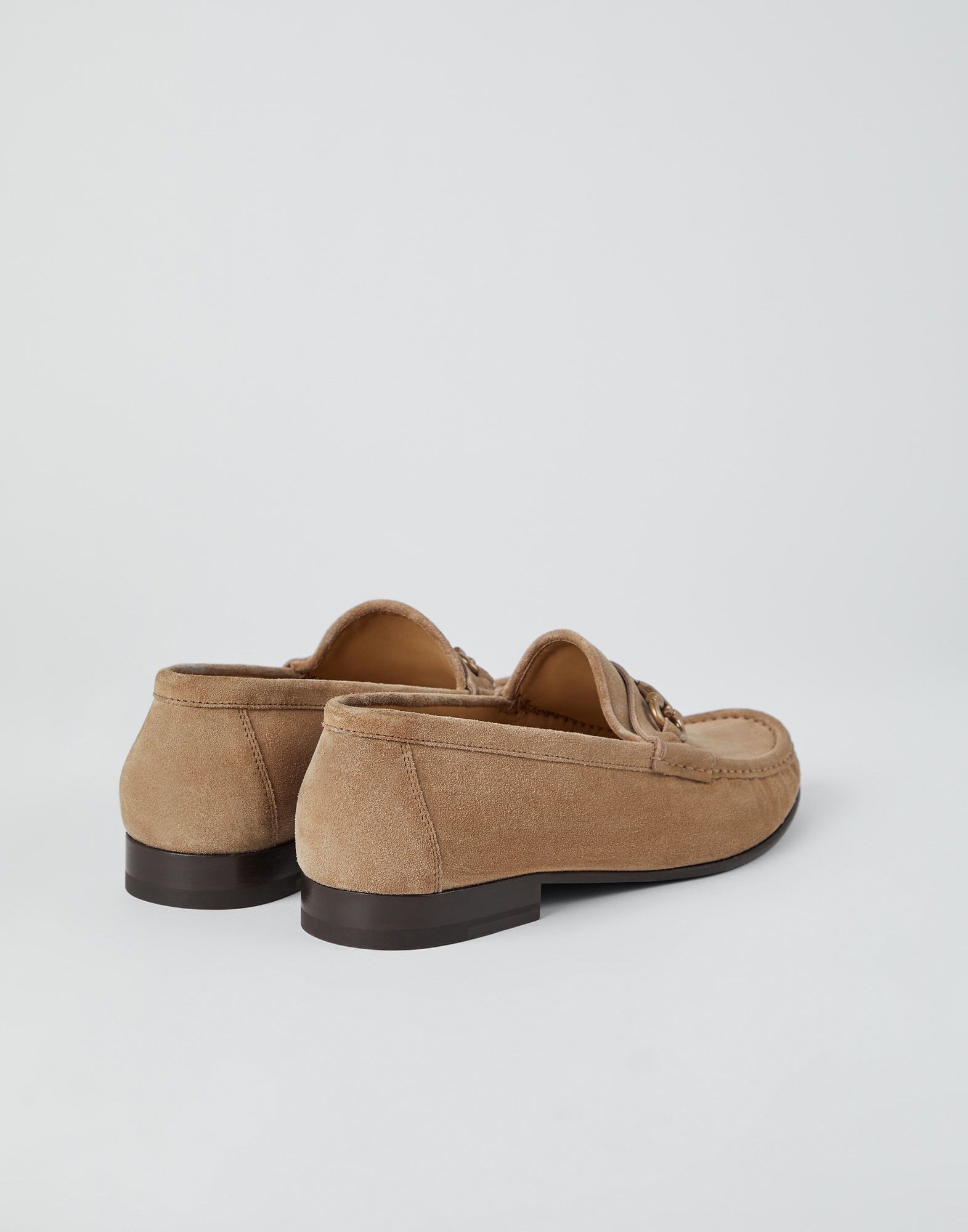 Brunello Cucinelli o1w1db10125 Loafers in Brown Size US 10 / EU 43 - 3 Thumbnail