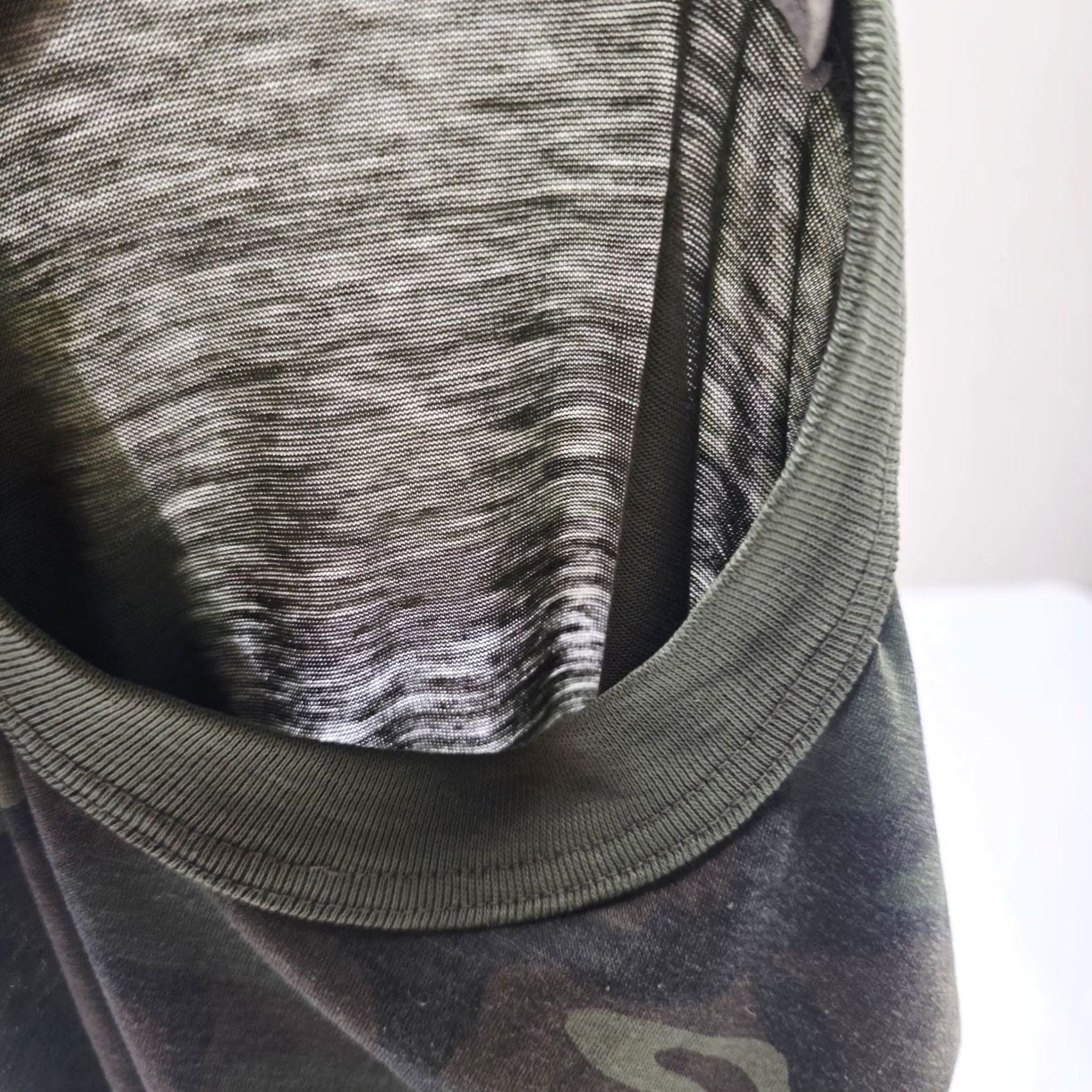 Vintage VINTAGE Camouflage Longsleeve 80s Single Stitch Men's Large Military Adult Large Shirt Size US L / EU 52-54 / 3 - 8 Thumbnail
