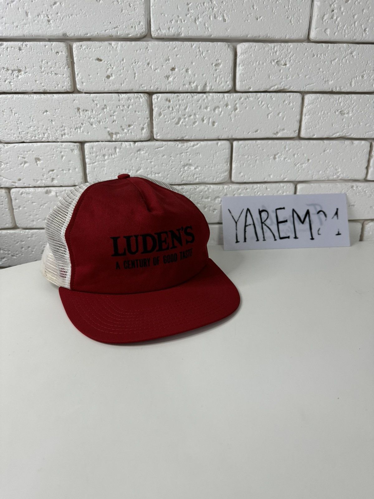 Vintage Ludens A Century Of Good Taste vintage Made in USA cap hat Size ONE SIZE - 1 Thumbnail