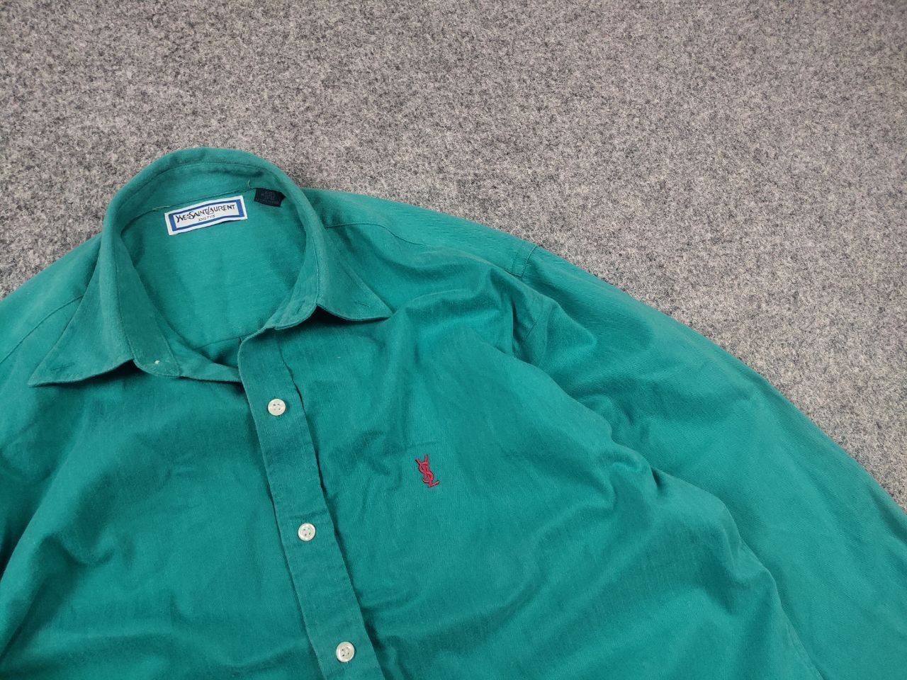 Yves Saint Laurent Vintage 80 - 90's Yves Saint Laurent Paris Long sleeve shirt Size US M / EU 48-50 / 2 - 9 Thumbnail