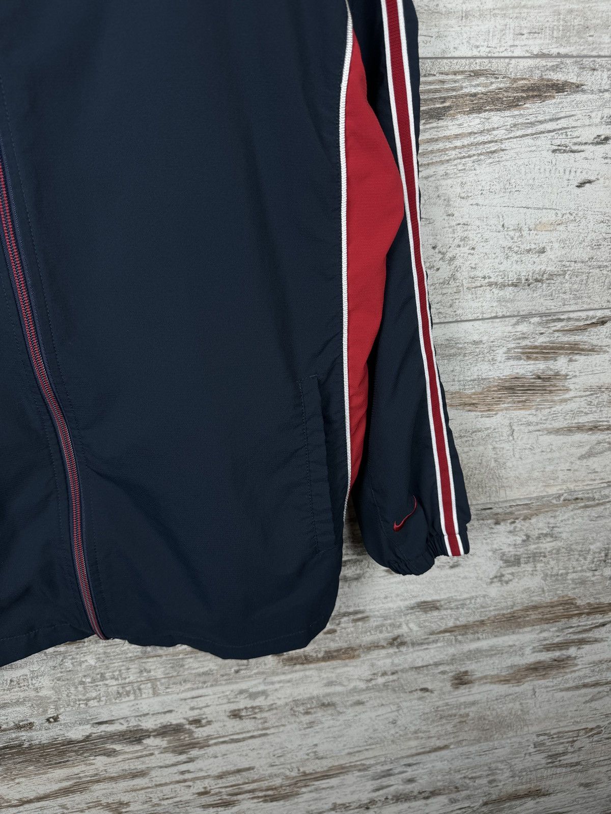 Nike Mens Vintage Nike track jacket navy swoosh drill Olympic Size US L / EU 52-54 / 3 - 5 Thumbnail