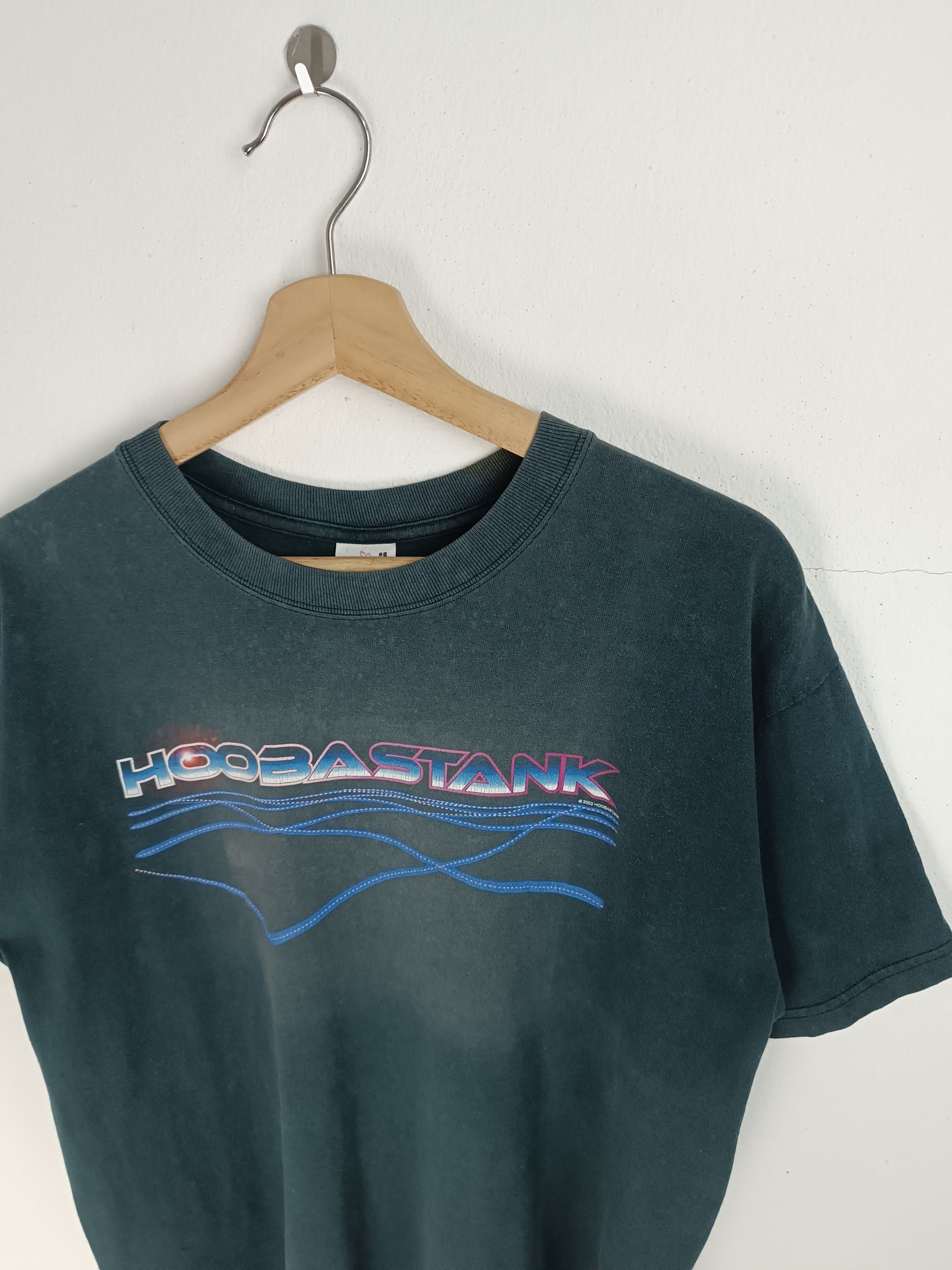 Band Tees THRASHED FADED VINTAGE '03 HOOBASTANK (incubus audioslave) Size US M / EU 48-50 / 2 - 7 Thumbnail