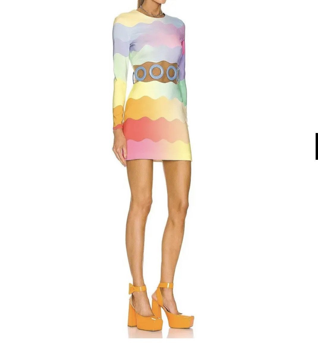 Casablanca New Casablanca wave bodycon dress, size L Size L / US 10 / IT 46 - 6 Thumbnail
