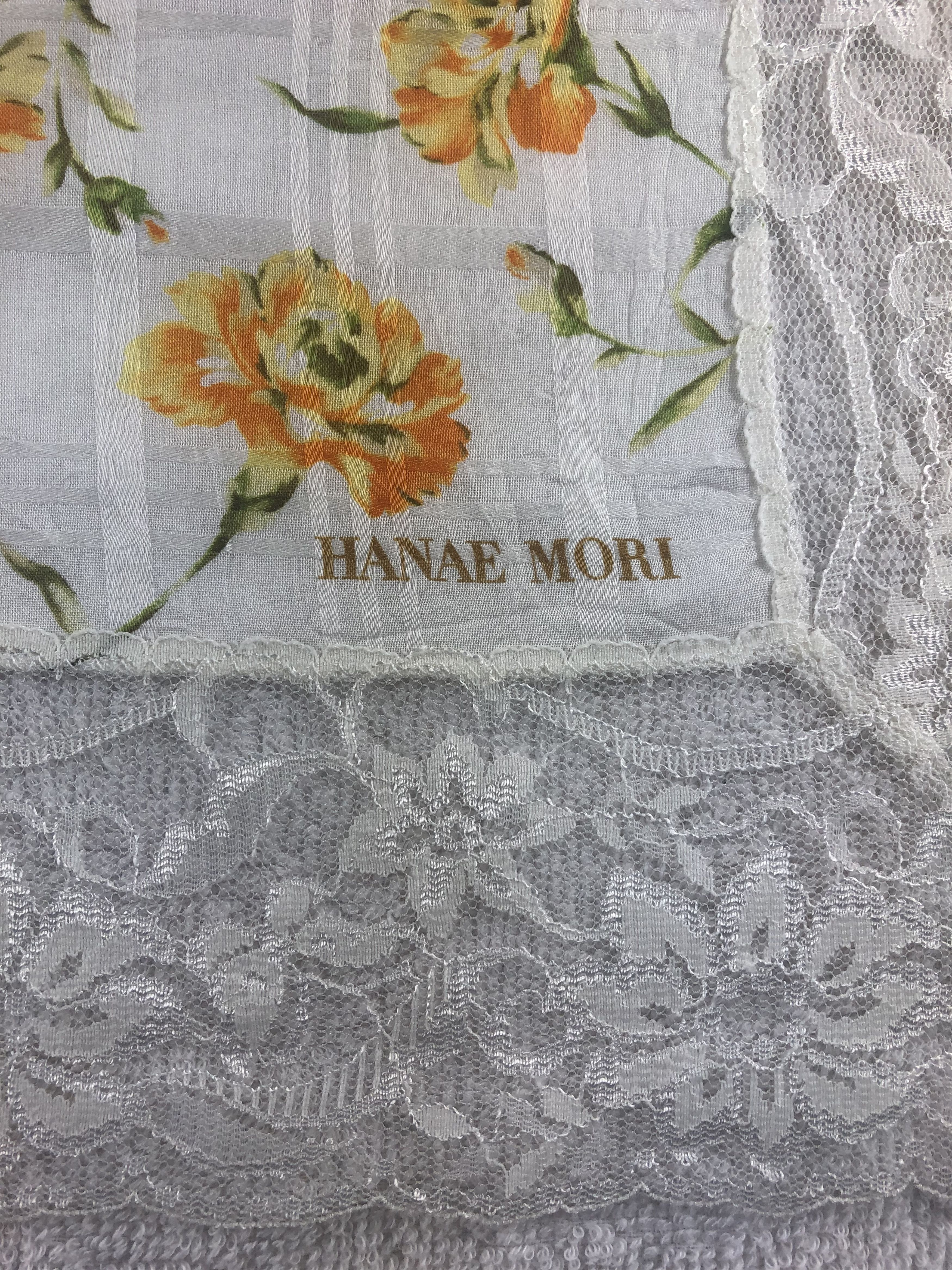 Hanae Mori × Japanese Brand × Vintage Hanae Mori Handkerchief / Bandana / Neckerchief Size ONE SIZE - 3 Thumbnail